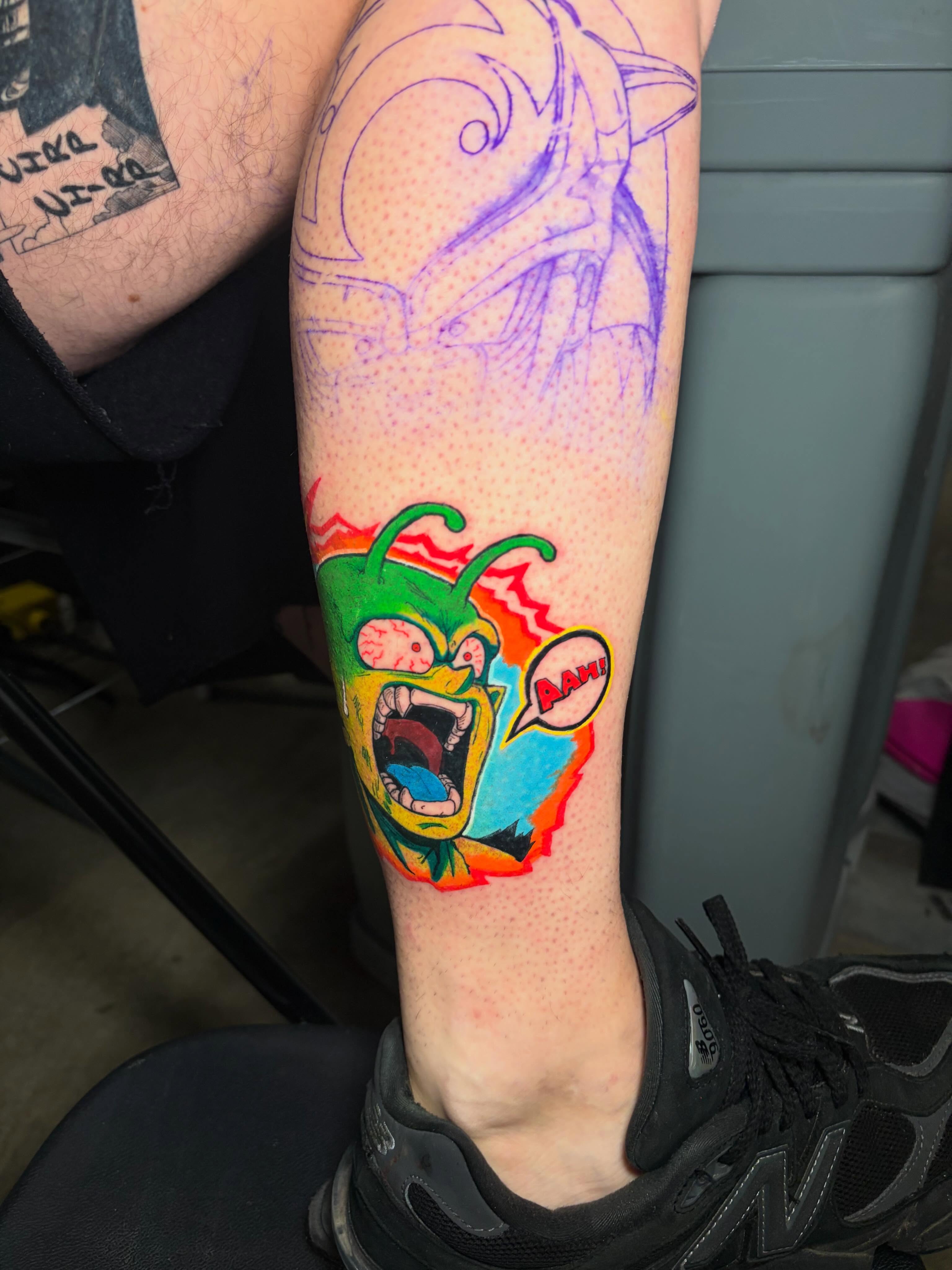 Tattoo by @dublink__ — new_school, dotwork