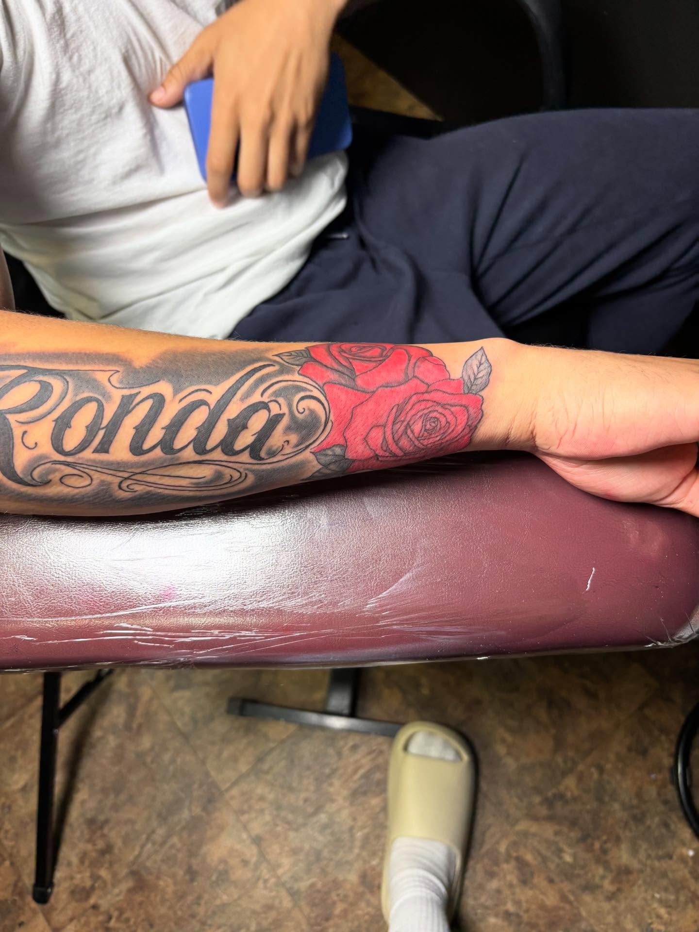 Tattoo by @inkys_ink — black_and_grey
