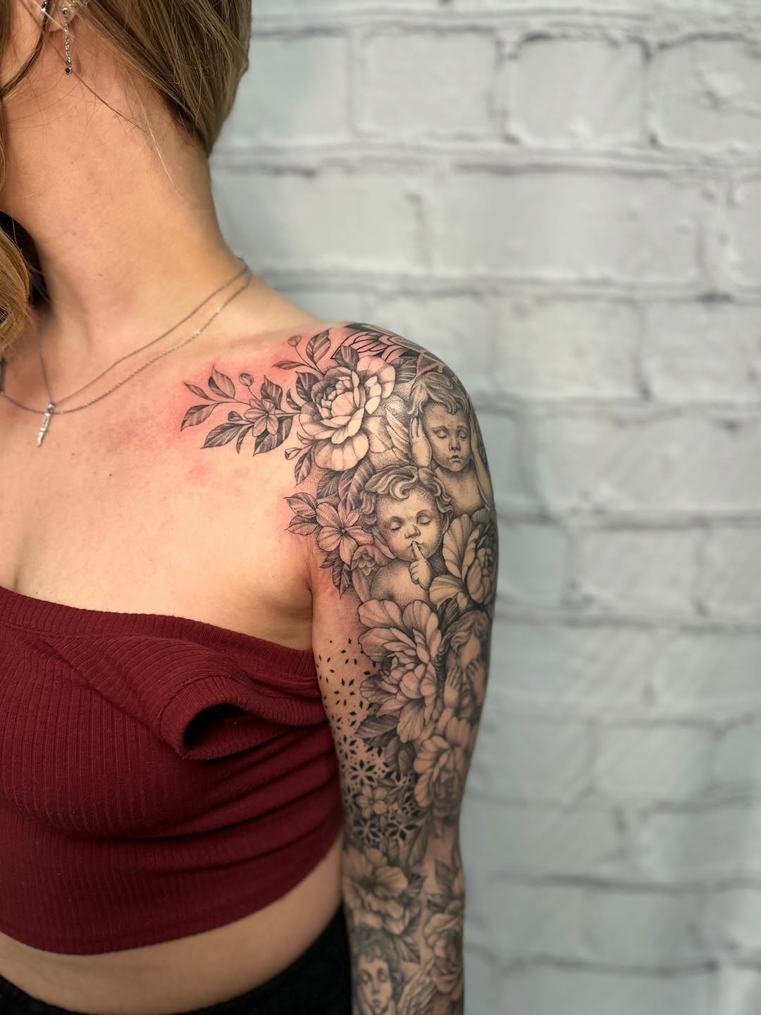 Tattoo by @stephenhansen_tattoos — black_and_grey, realism