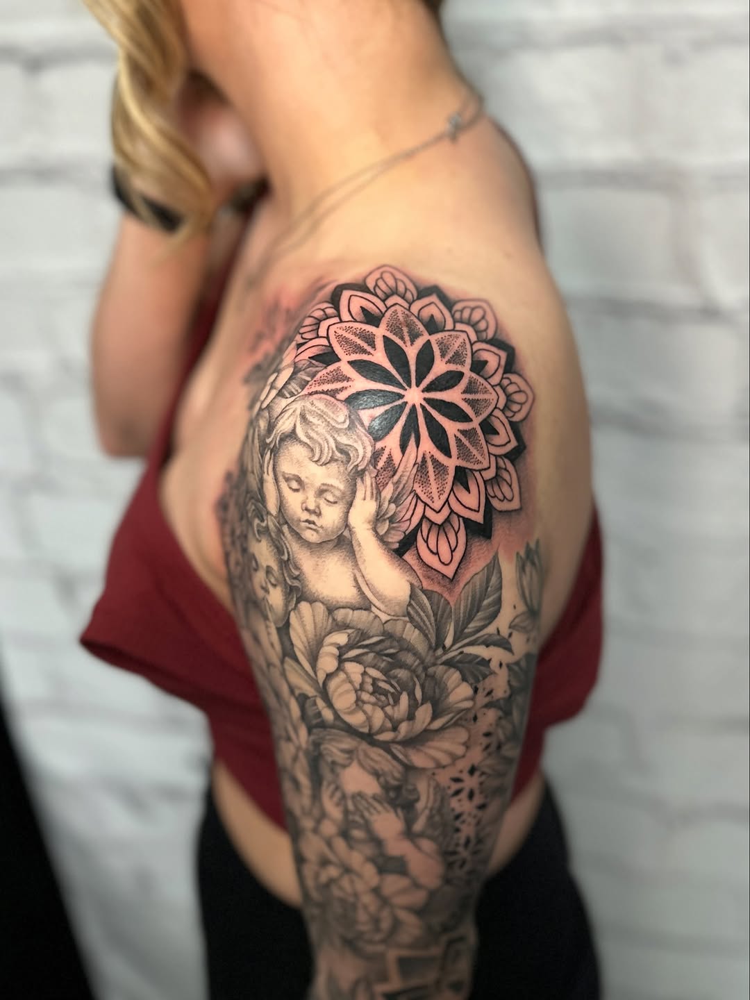 Tattoo by @stephenhansen_tattoos — black_and_grey, realism