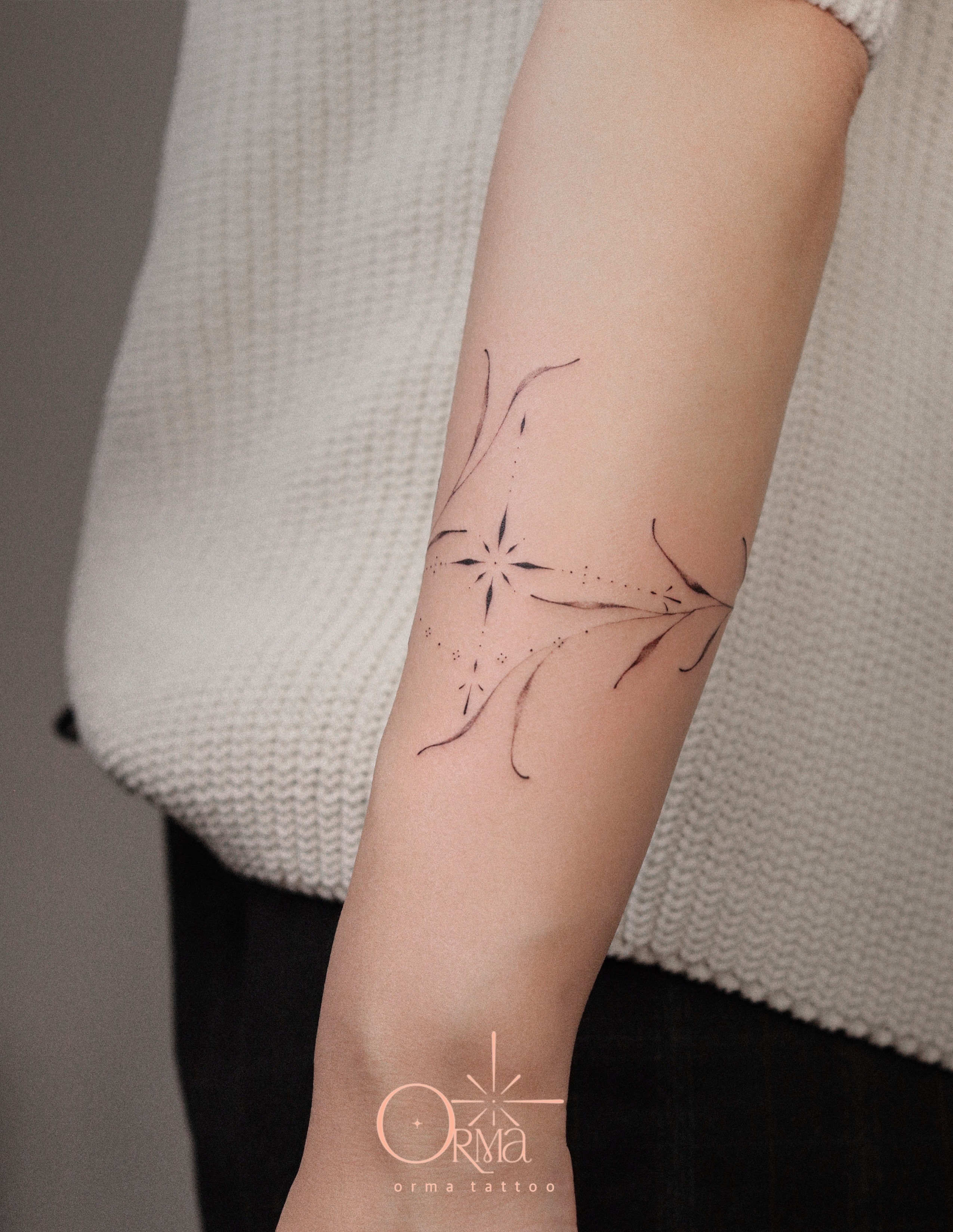 Tattoo by @orma_tattoo — dotwork, geometric