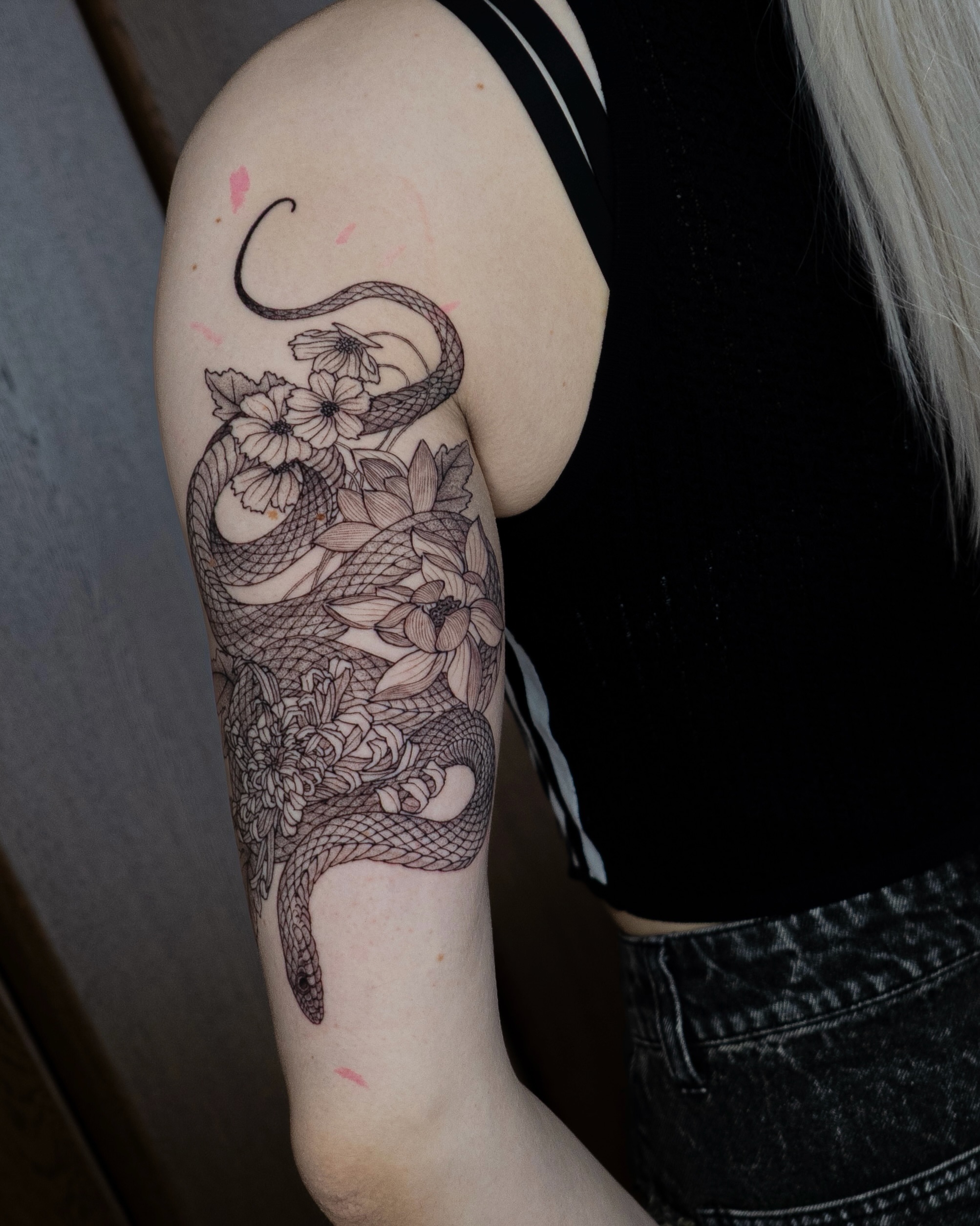 Tattoo by @nuga_ttt — black_and_grey, realism