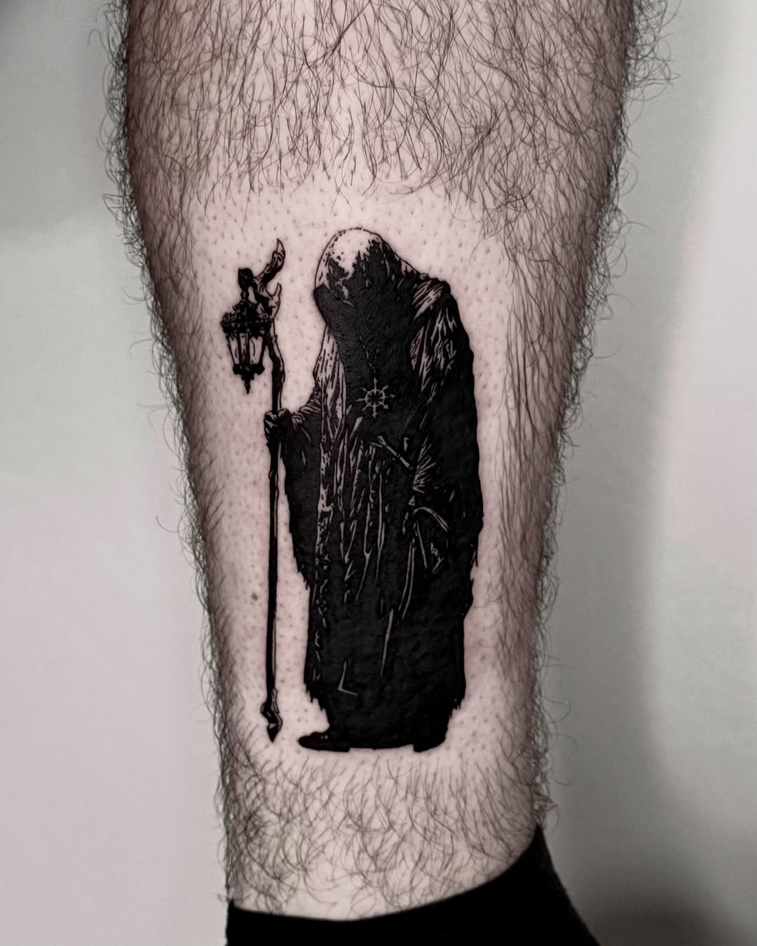 Tattoo by @caesar_tattooer — blackwork
