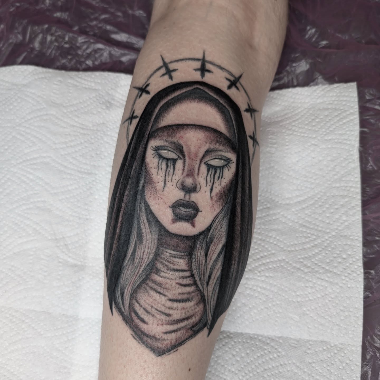 Tattoo by @mimtheyertattoos — dark_realism