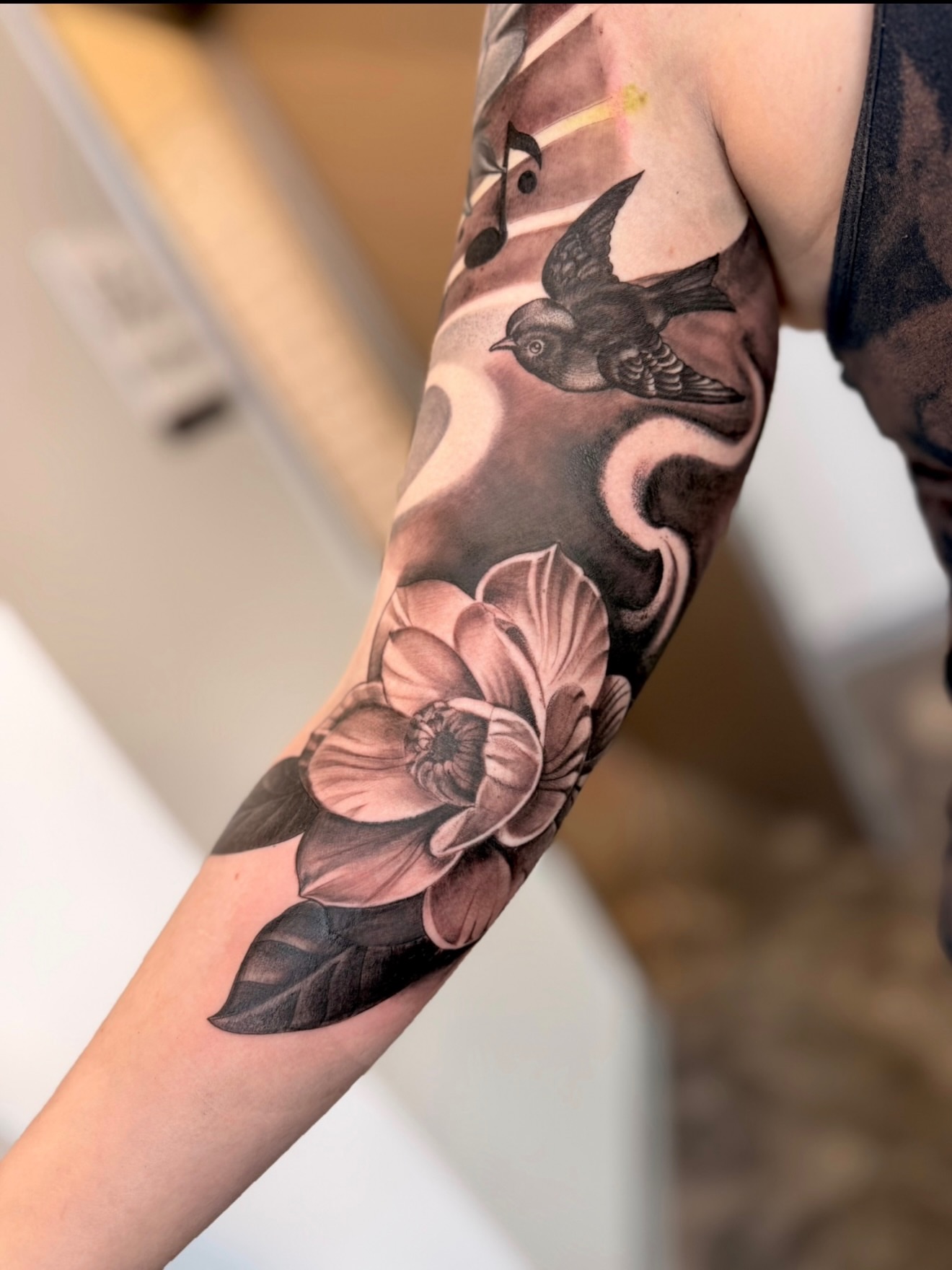 Tattoo by @jamycarlton_ — realism, black_and_grey