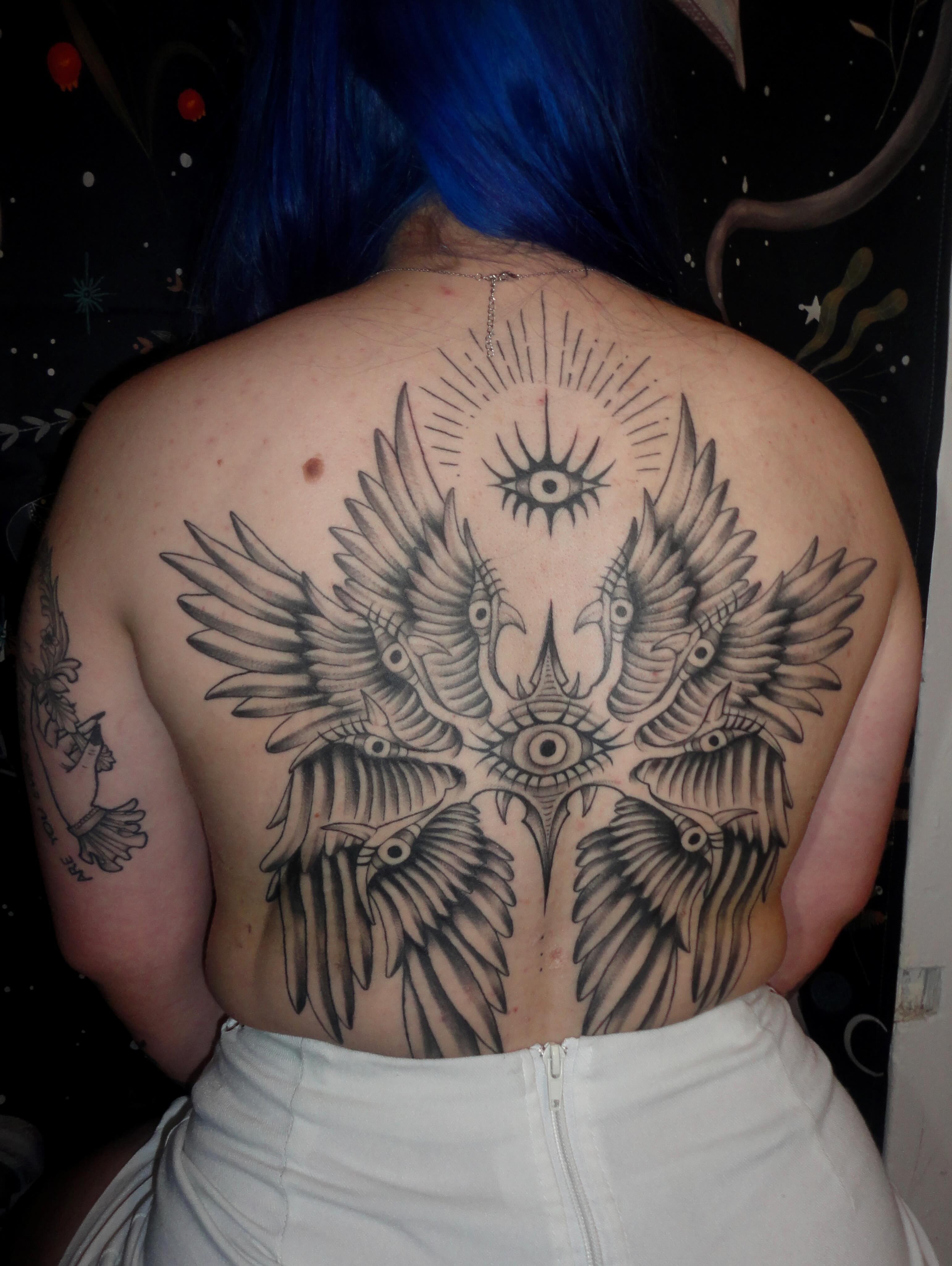 Tattoo by @artbyady — black_and_grey, geometric