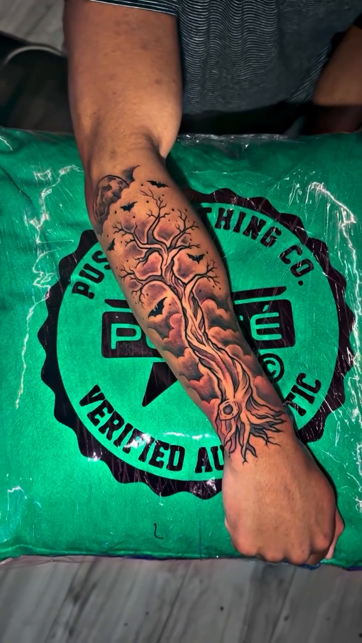 Dragon and clouds japanese irezumi tattoo by Atlanta Tattoo Artist βπ½