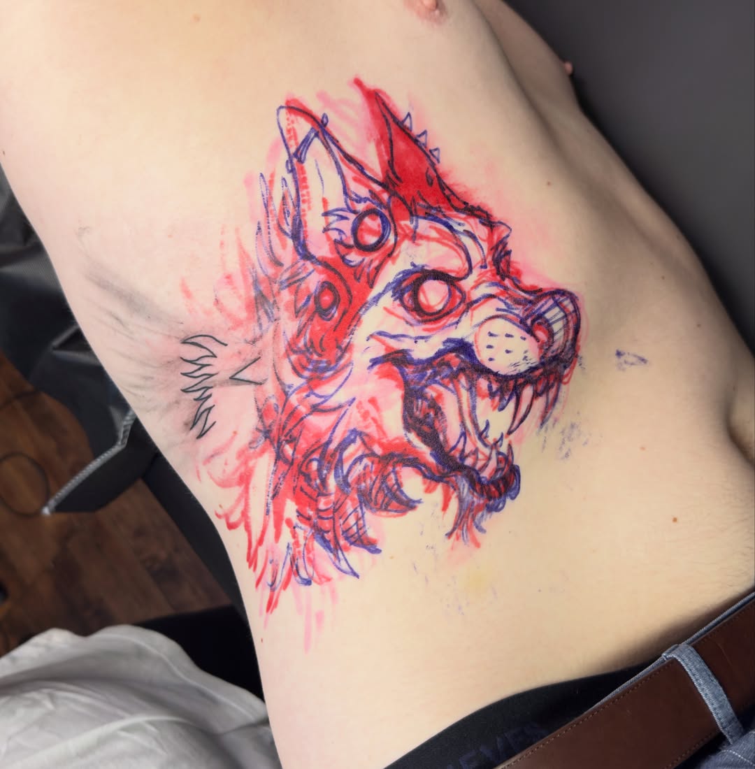 Tattoo by @blackmeddle — neo_traditional, watercolor