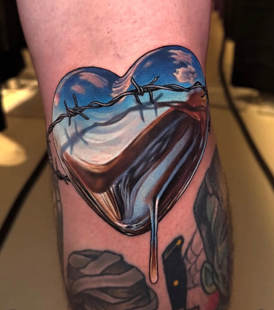 Tattoo by @derekgtattoos — realism, trash_polka