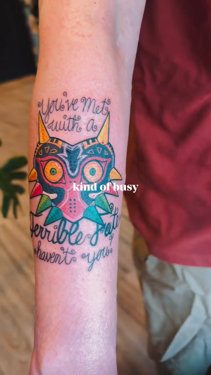 Tattoo by @tattoosbynicci — anime, geometric