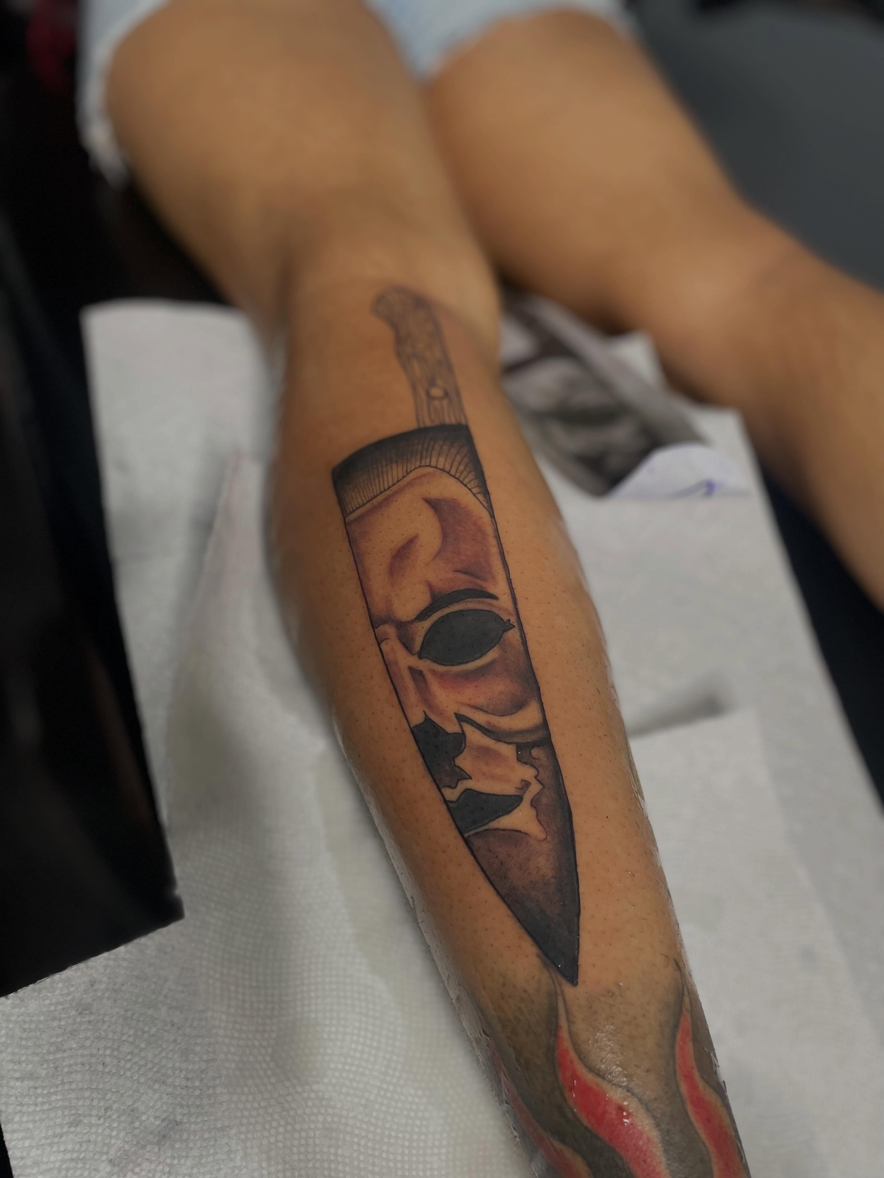 Tattoo by @tattoosbydevon2 — black_and_grey, realism