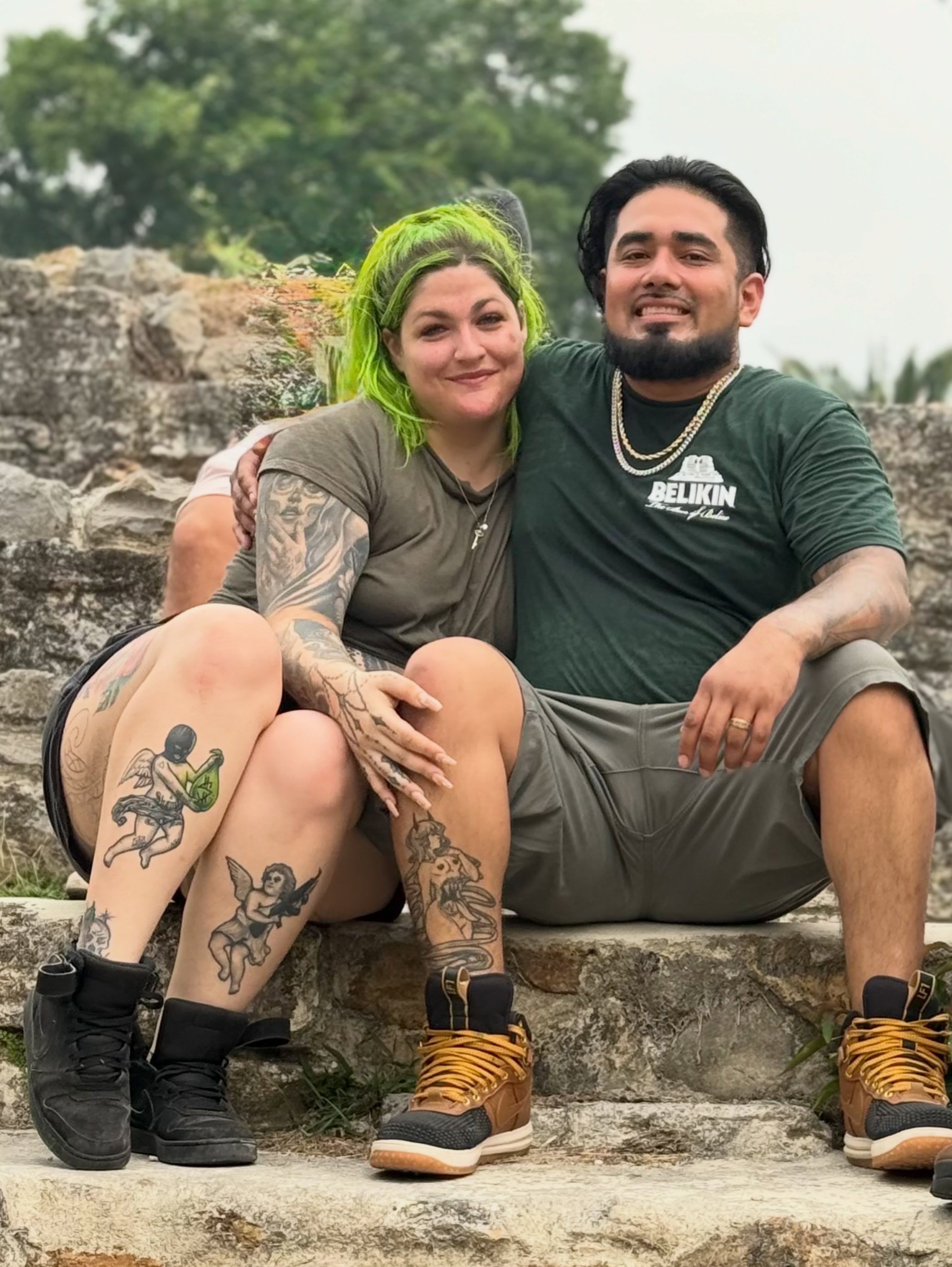 Angels and cherubs American traditional tattoo on the thigh by 𝓡𝓪𝔂𝓬𝓱𝓲𝓵𝓵 [ᴛᴀᴛᴛᴏᴏ ᴀʀᴛɪꜱᴛ] 💚