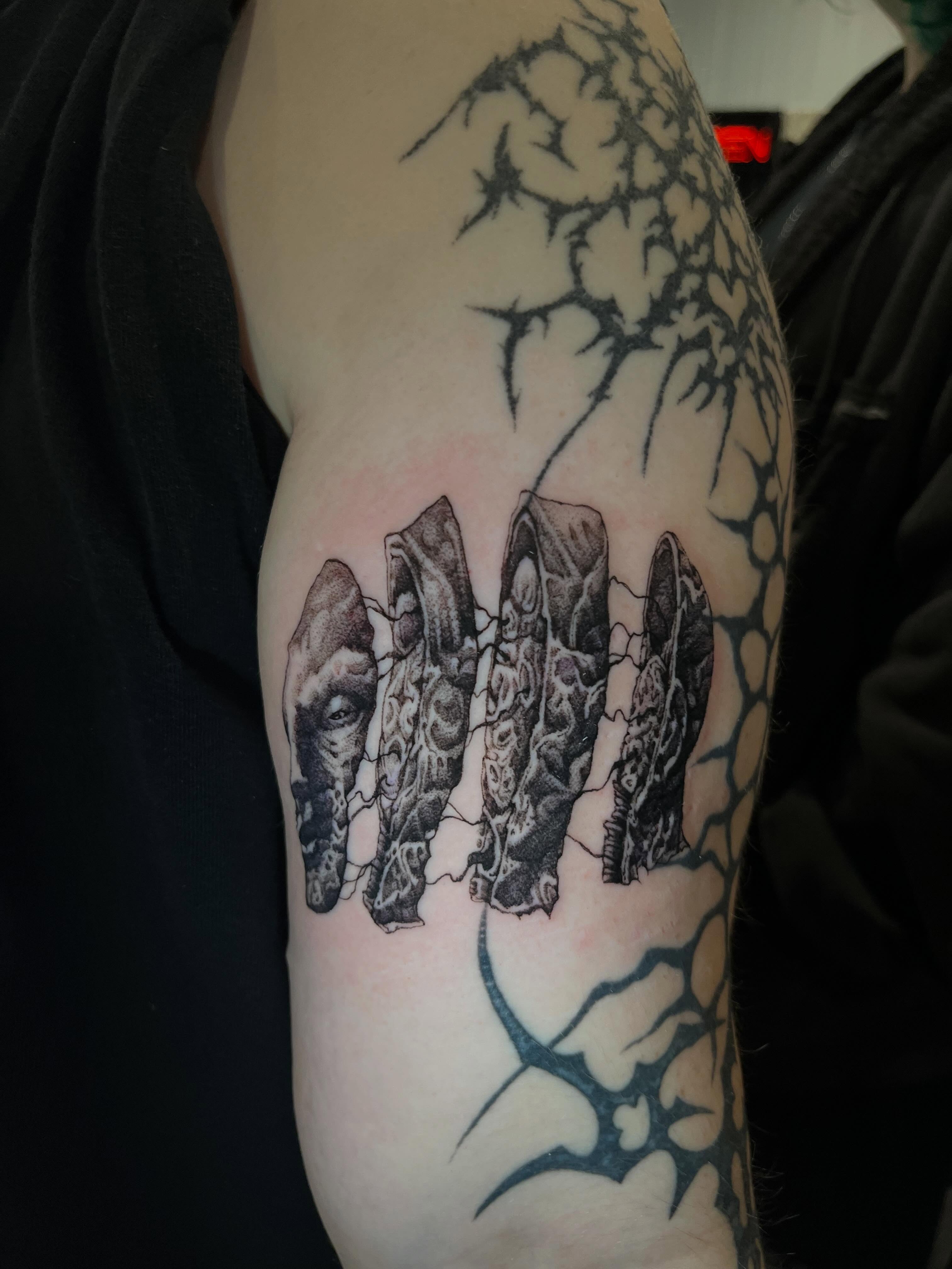 Elephant realism tattoo on the forearm by Crawlspacecadet