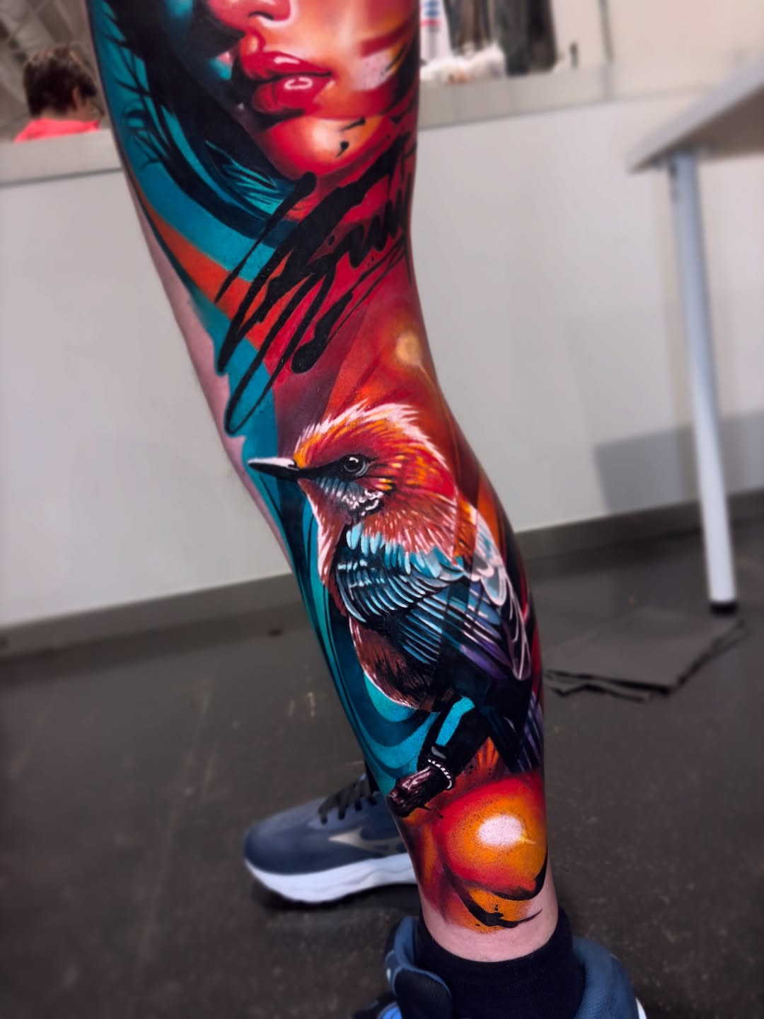 Tattoo by @vono.tattooer — realism, trash_polka