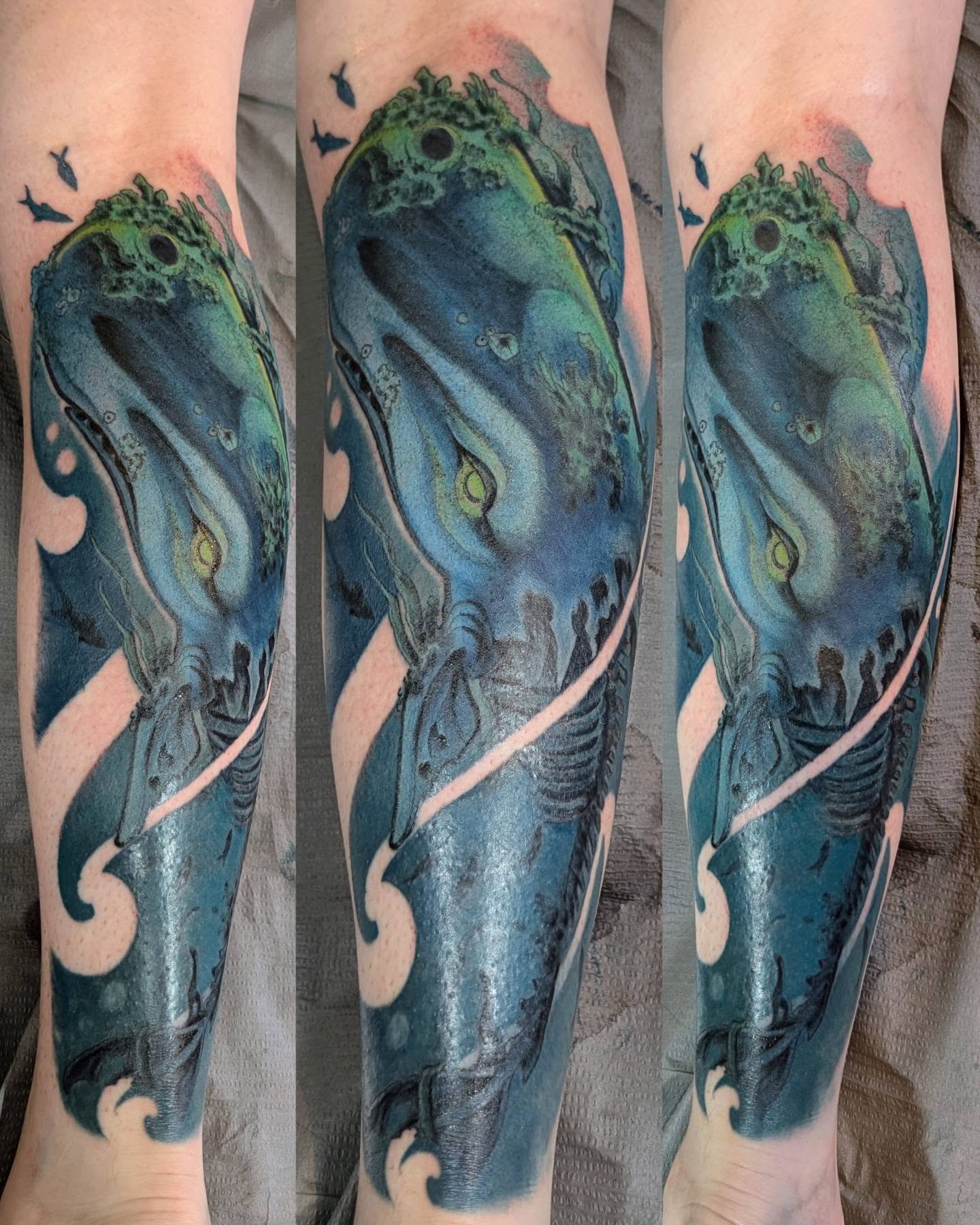 Tattoo by @jainagoldtattoos — realism, watercolor