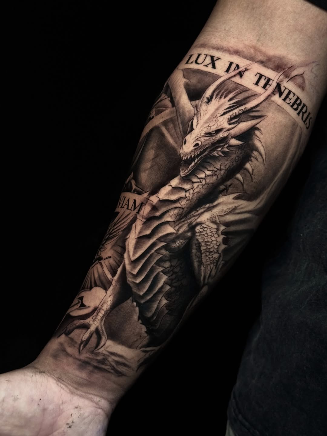 Tattoo by @doriink — realism, black_and_grey