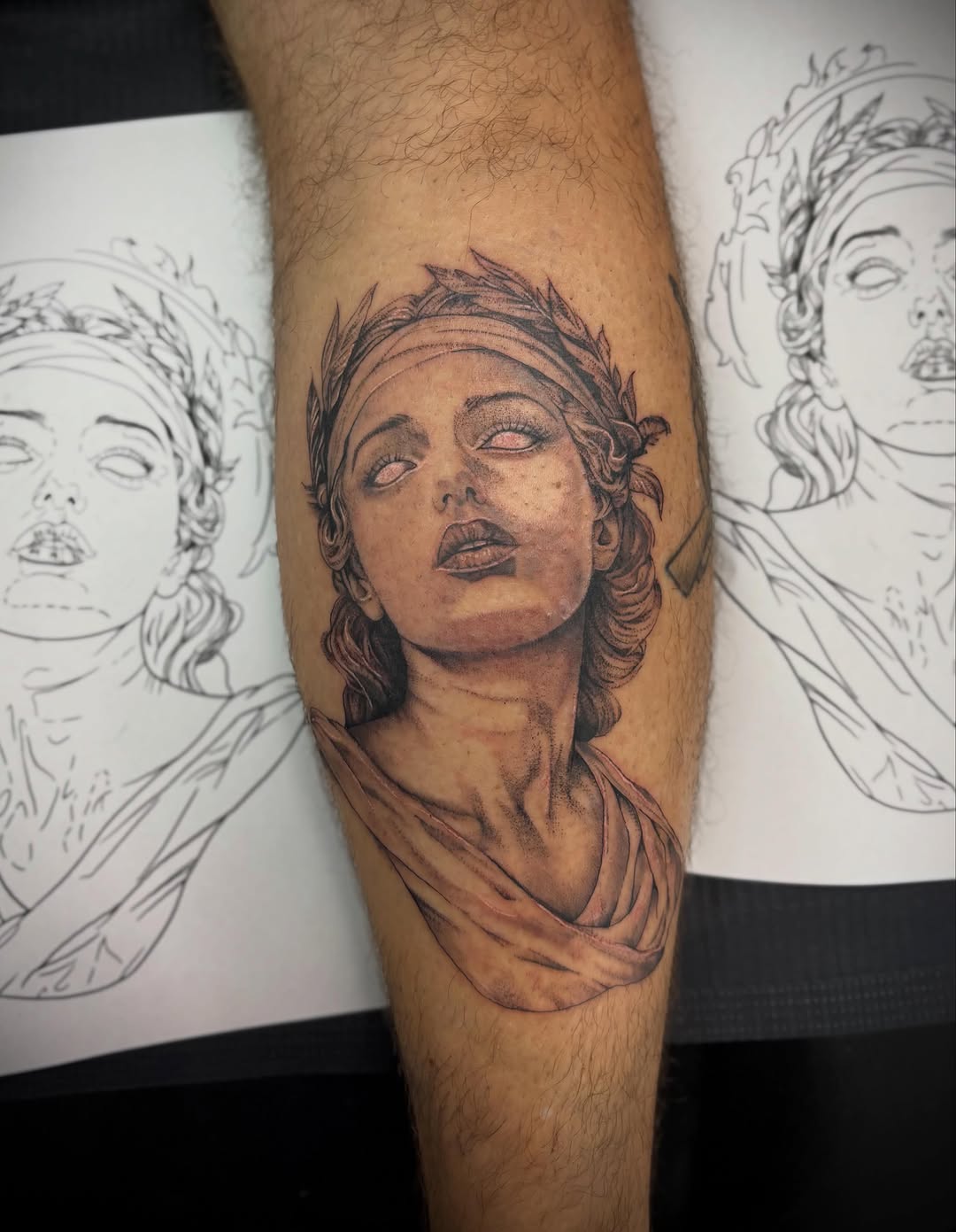 Tattoo by @diary_of_tattoos โ realism, black_and_grey