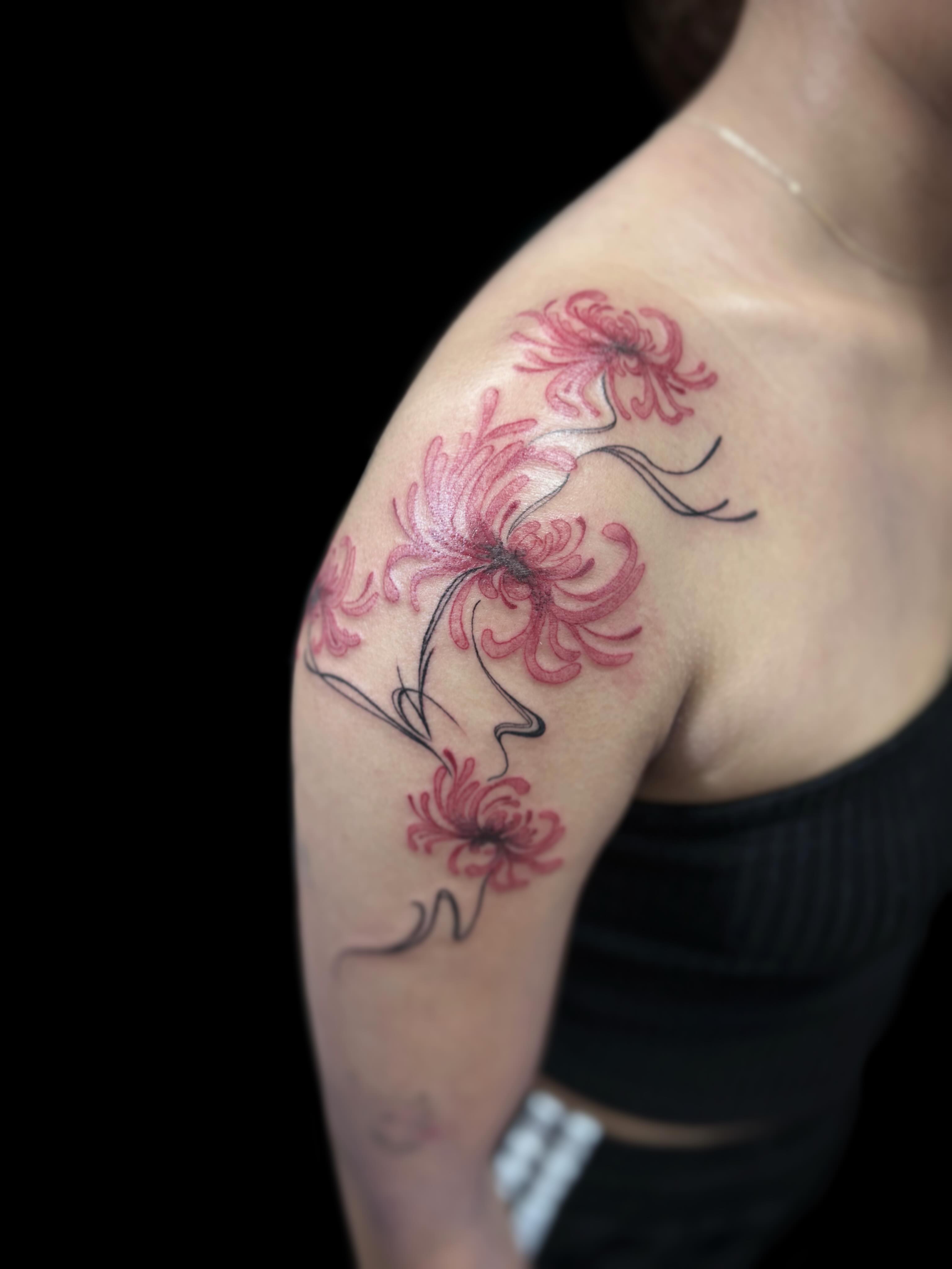 Tattoo by @theinkedfrog — dotwork