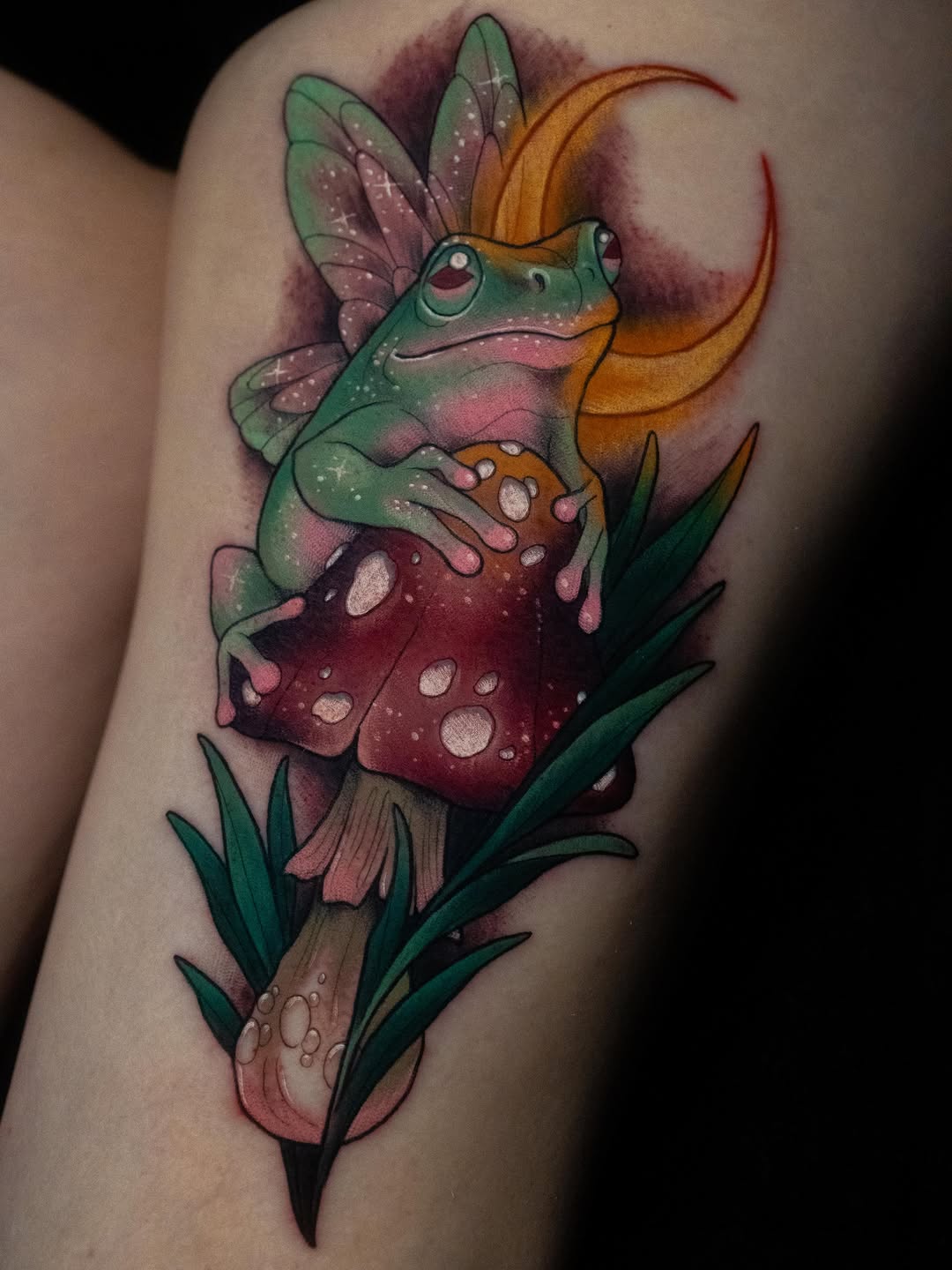 Tattoo work at Hocus Poke-Us Tattoo Convention 2026