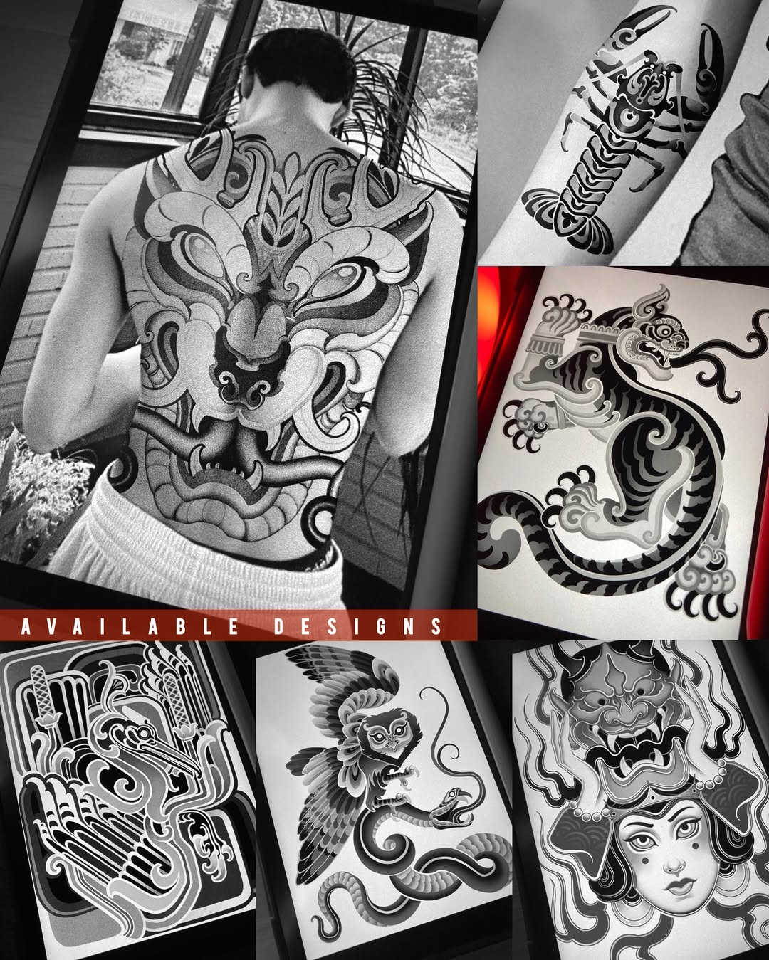 Tattoo by @kairo.tattooer — japanese_irezumi, black_and_grey