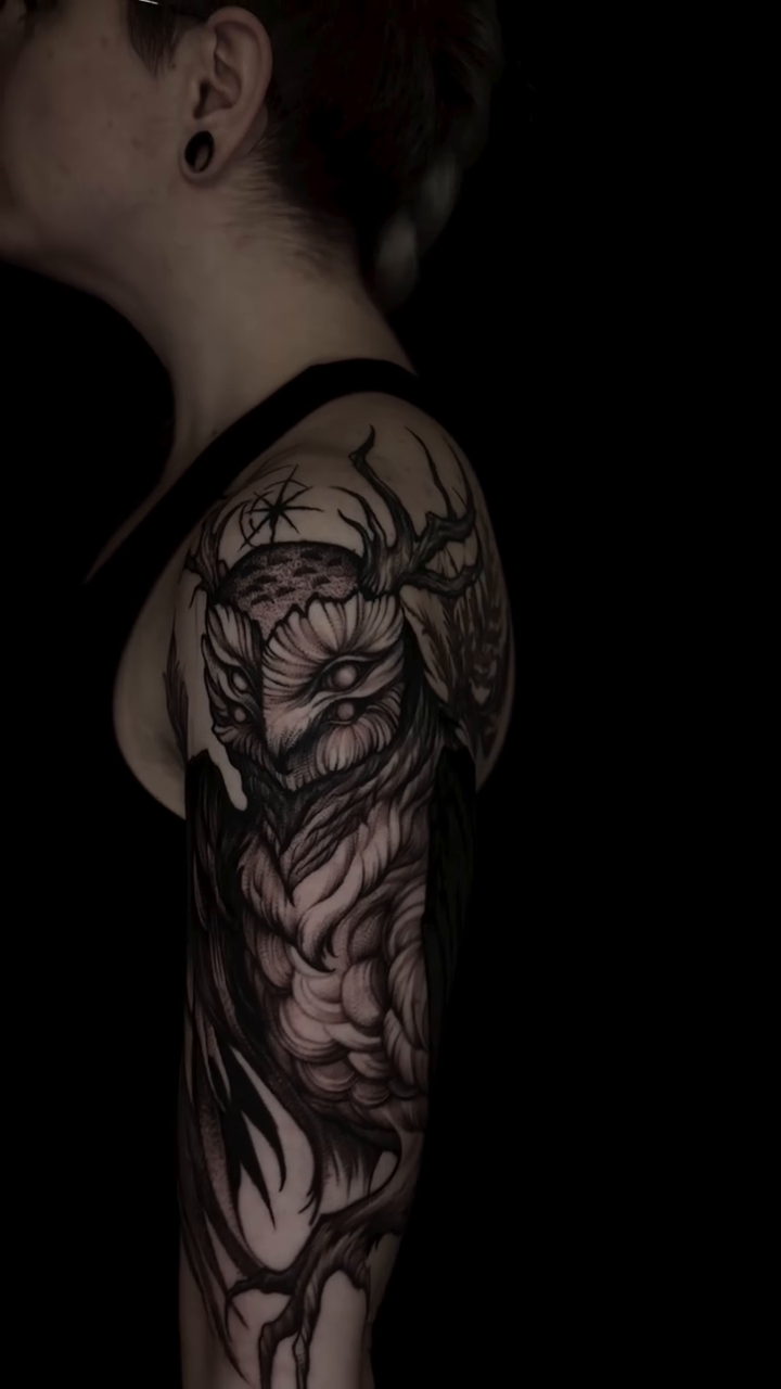 Tattoo by @haileypaetztattoos — black_and_grey, realism