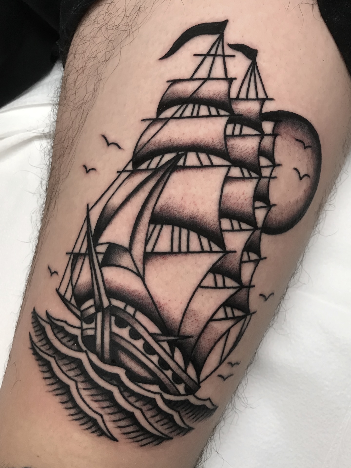 Tattoo by @angelwesttattoo — black_and_grey