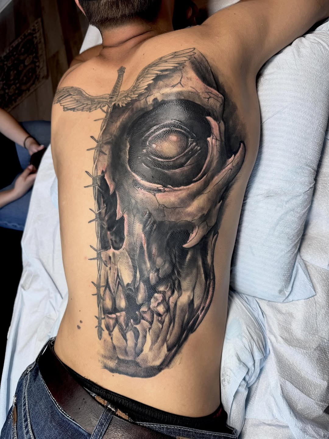 Tattoo by @jonhighland — realism, black_and_grey