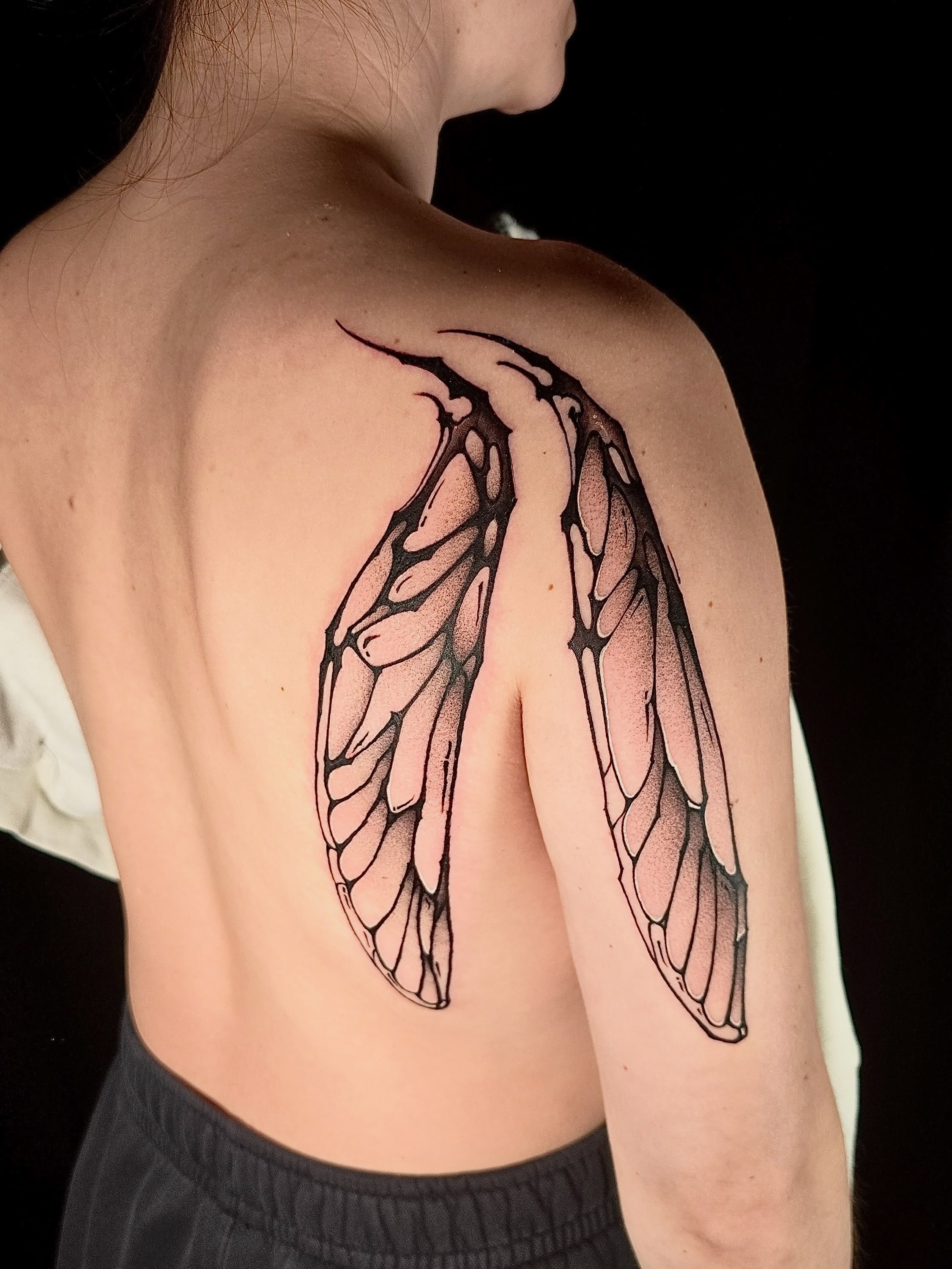 Tattoo by @deathcandy_art — dotwork, realism