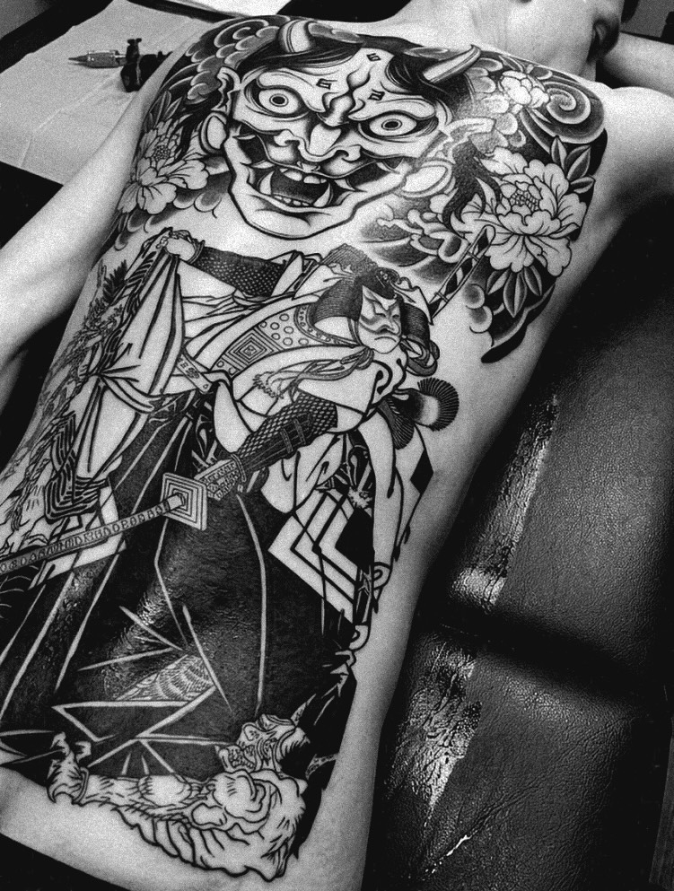 Tattoo by @noirtatu — japanese_irezumi, blackwork