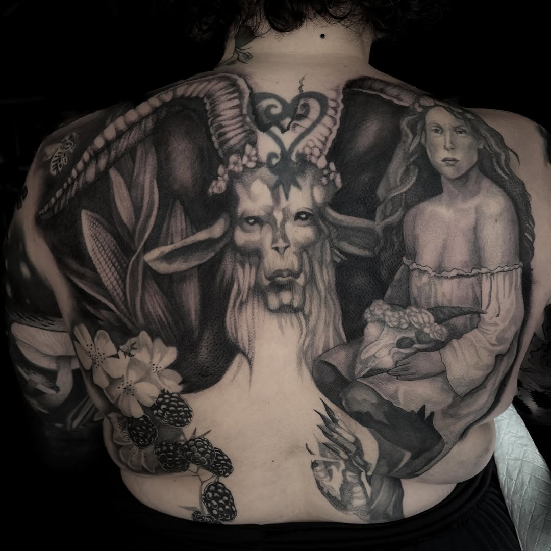 Tattoo by @_dreadnot_ — black_and_grey, realism