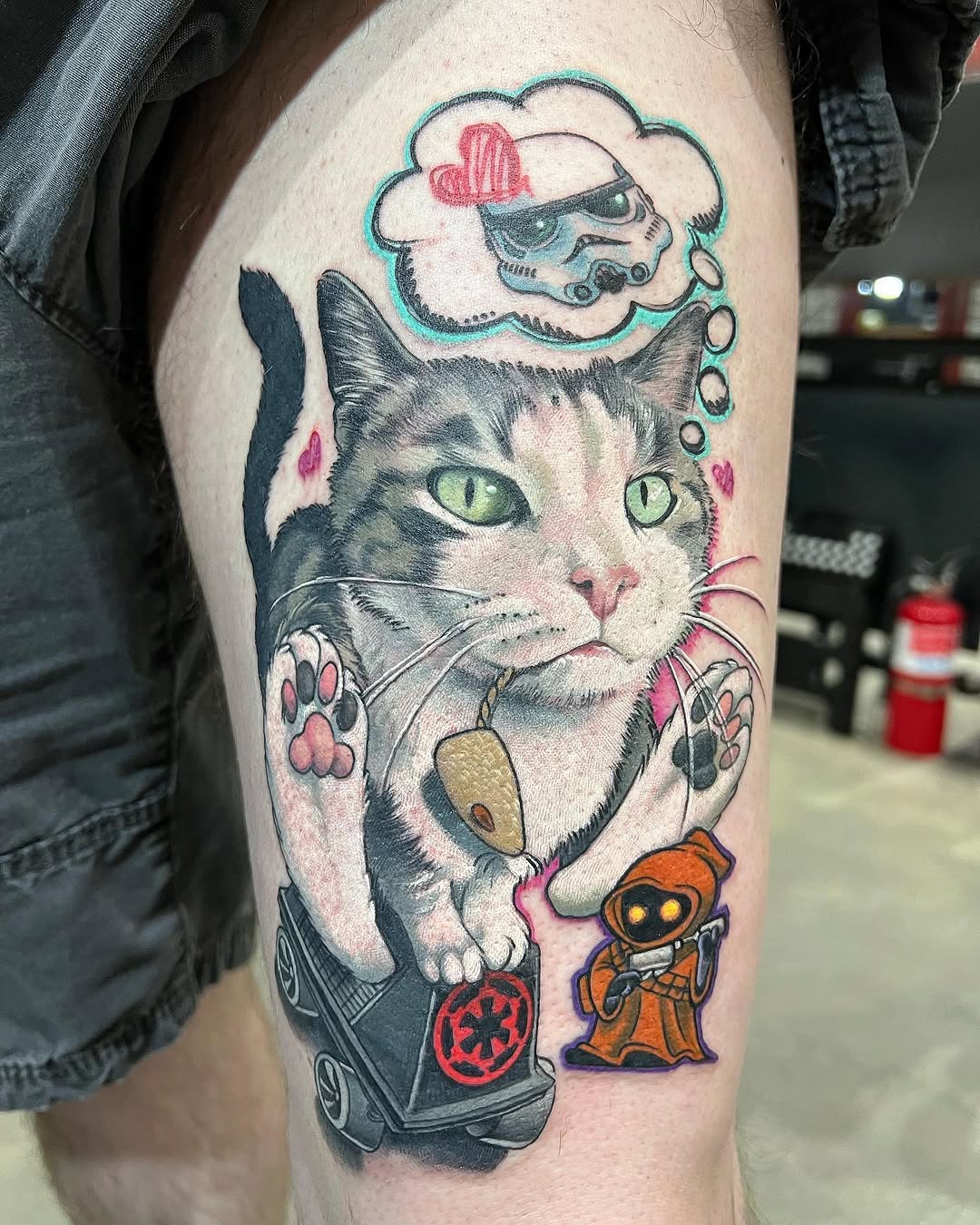 Tattoo by @sausagekingtattoos — realism, new_school