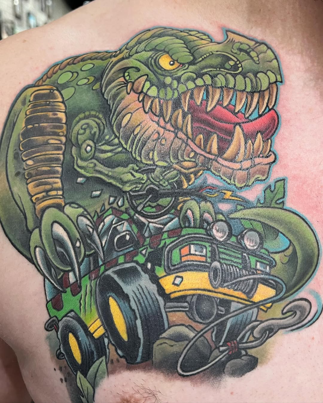 Tattoo by @sausagekingtattoos — new_school