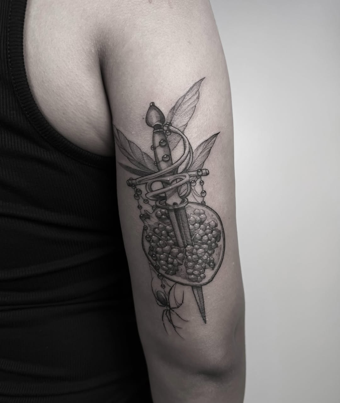 Tattoo by @hellishxtattoos โ black_and_grey, realism