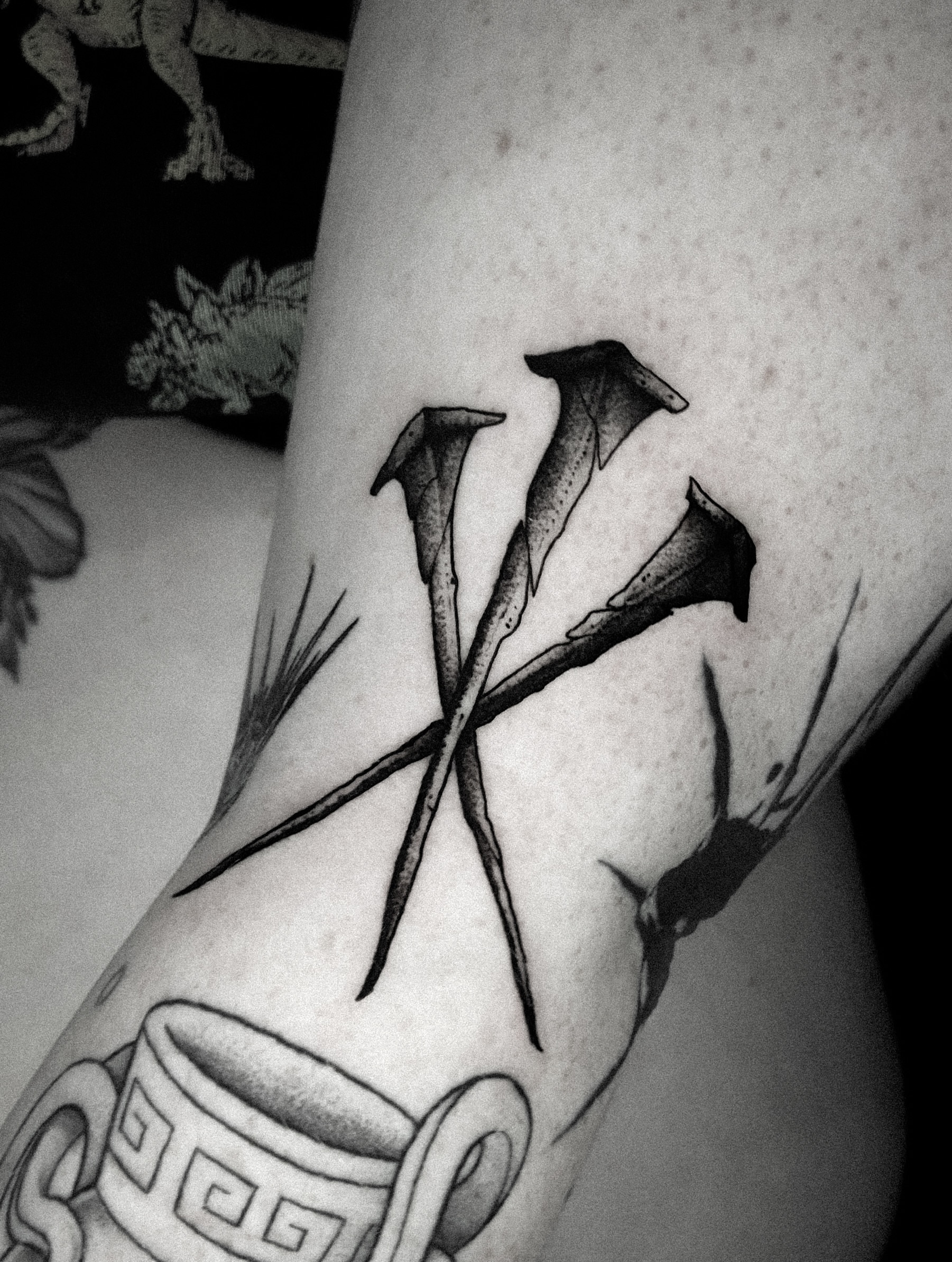Tattoo by @bunche_tattoo — black_and_grey