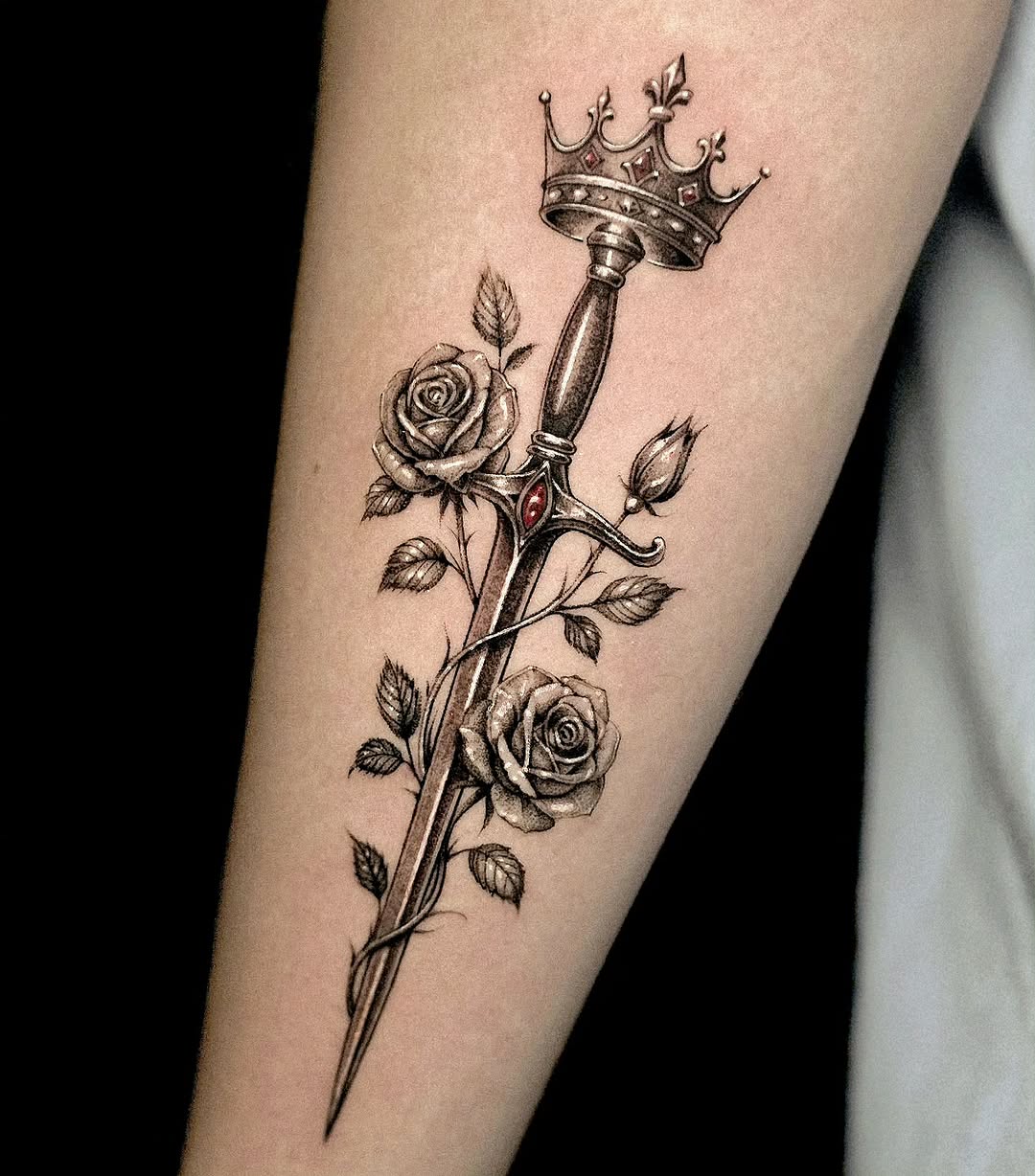 Tattoo by @dat_ngph β realism, black_and_grey