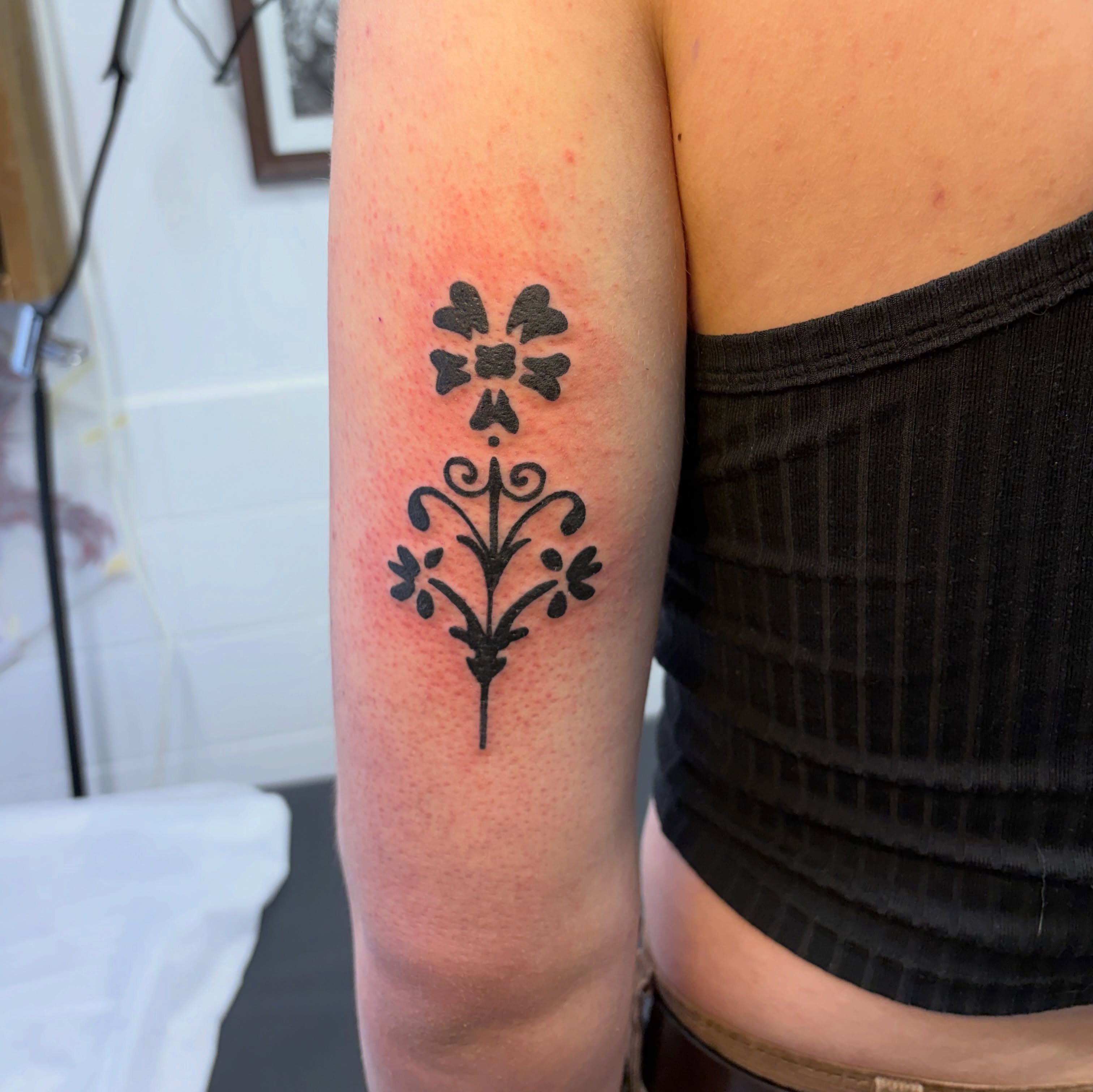 Tattoo by @mushypokes — ornamental