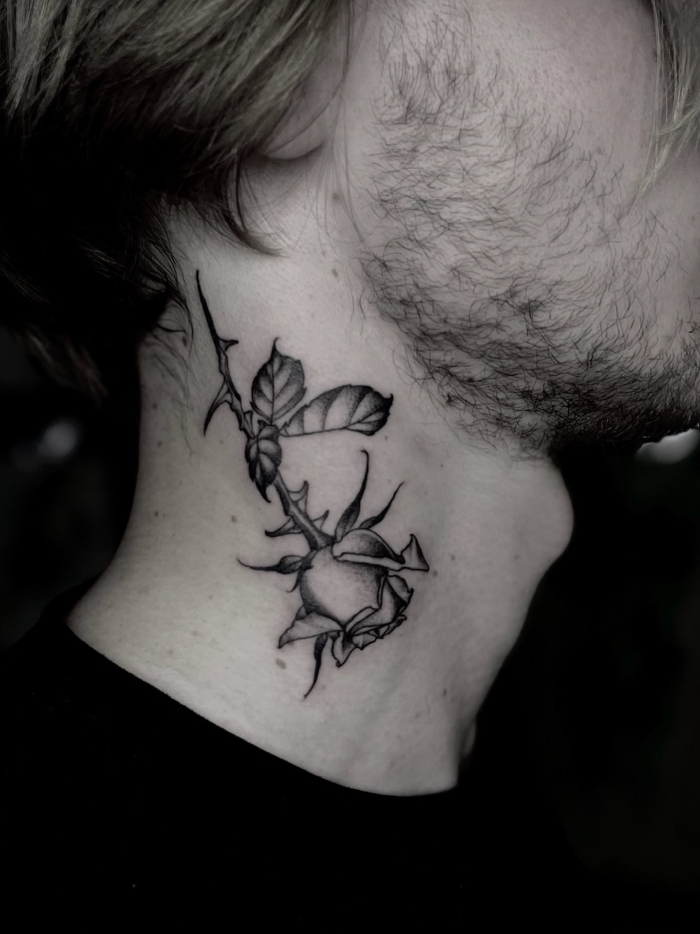 Tattoo by @lorenzotattoos — black_and_grey