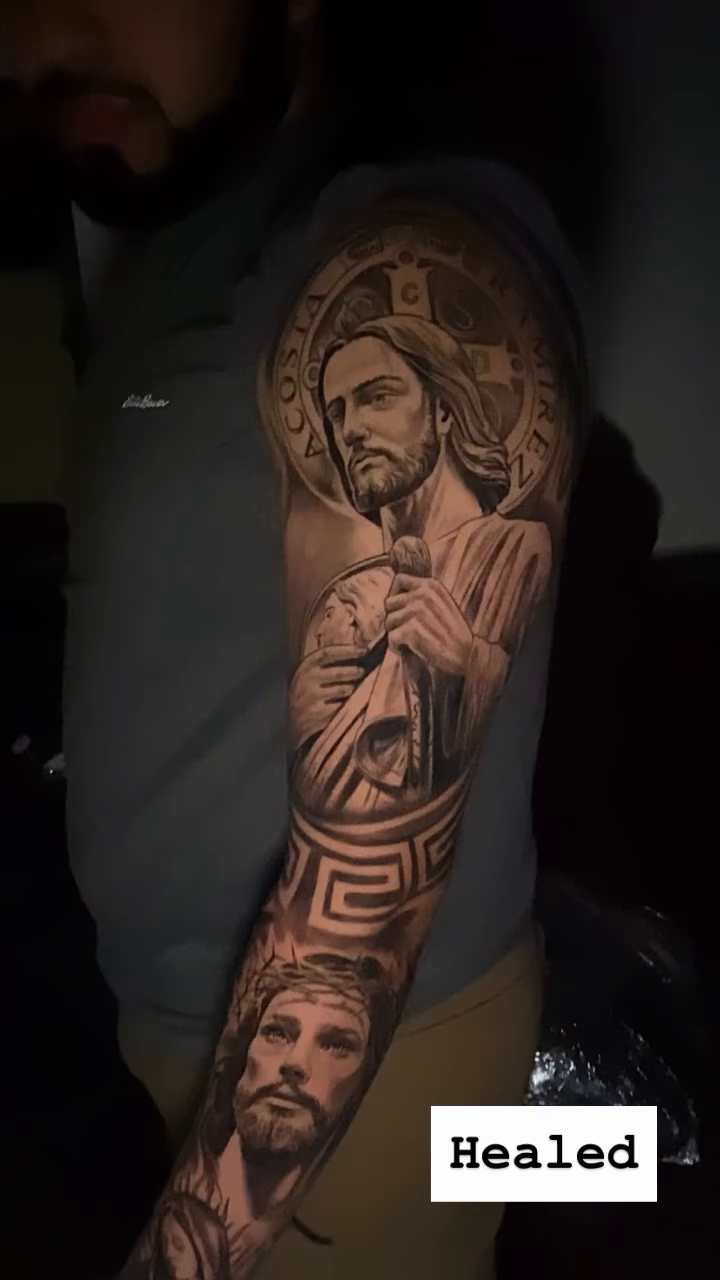 Tattoo by @breynertattoos — realism, black_and_grey