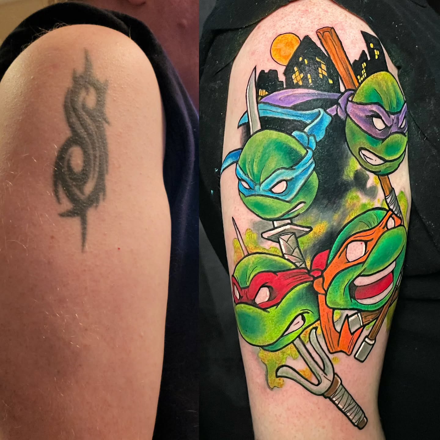 Tattoo by @invadertiv — new_school, illustrative