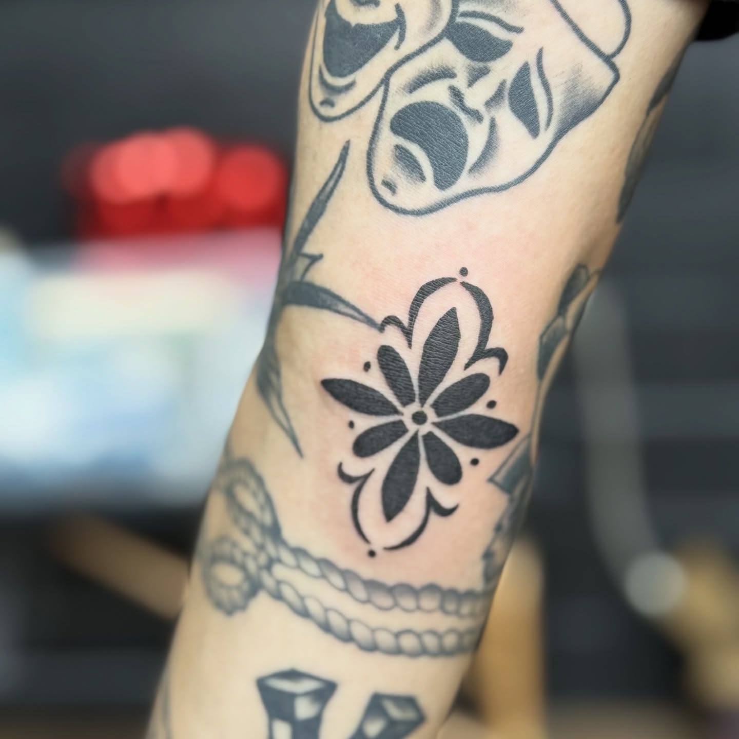 Tattoo by @fig_thetattooer — black_and_grey