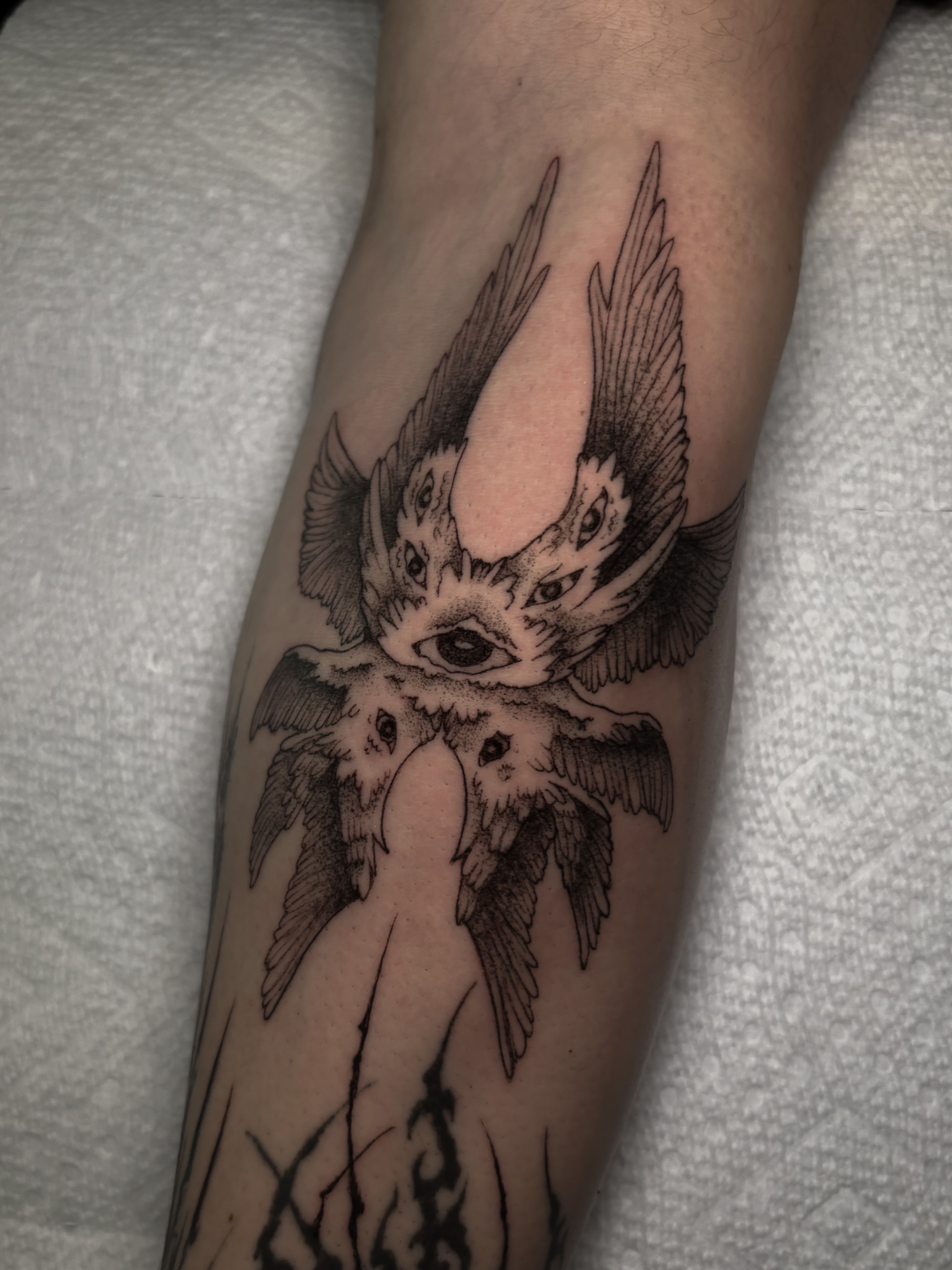 Tattoo by @sal.the.stabber — black_and_grey