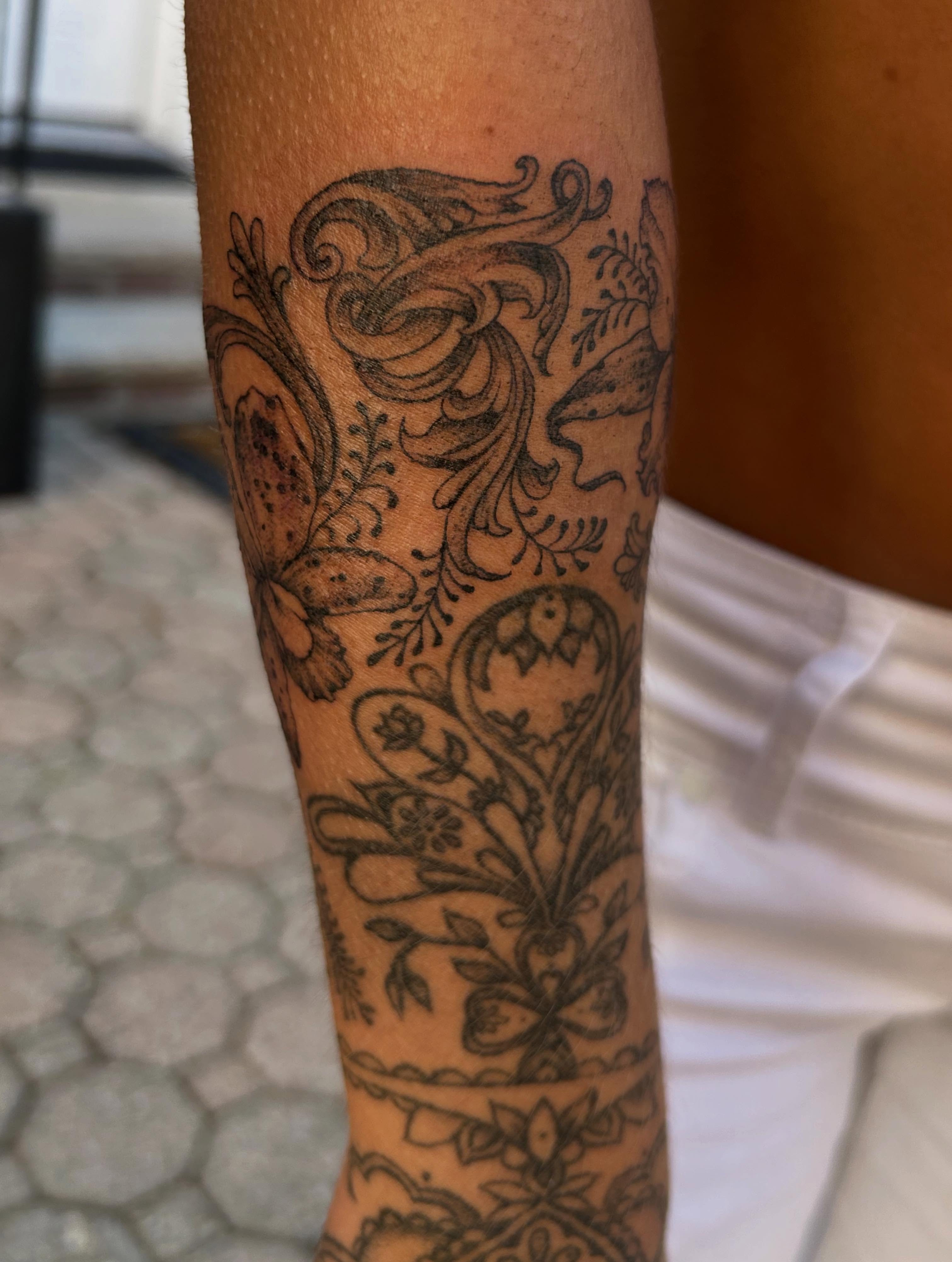Tattoo by @stonyh4wk — black_and_grey