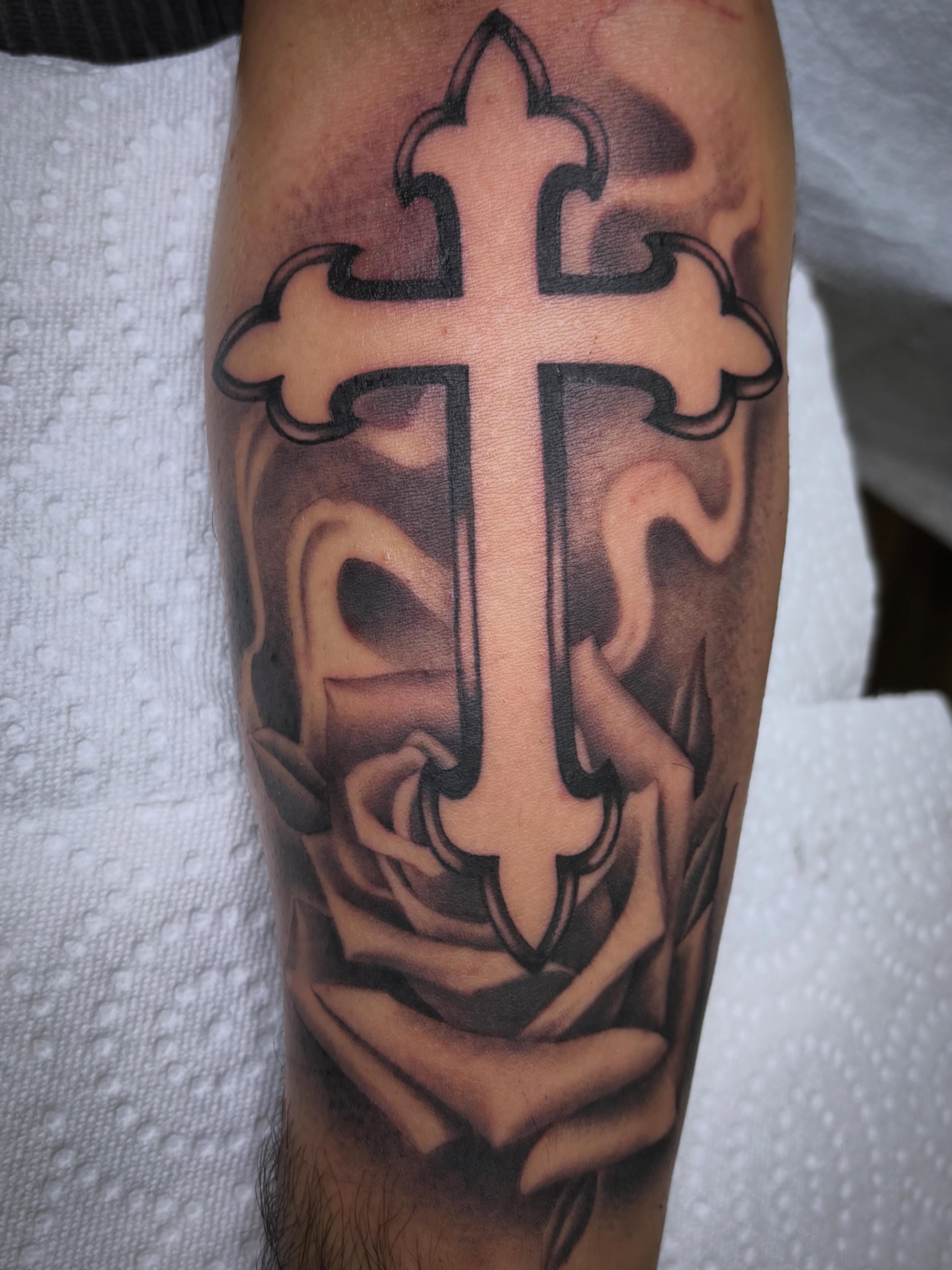 Tattoo by @jayytattoos_ — black_and_grey