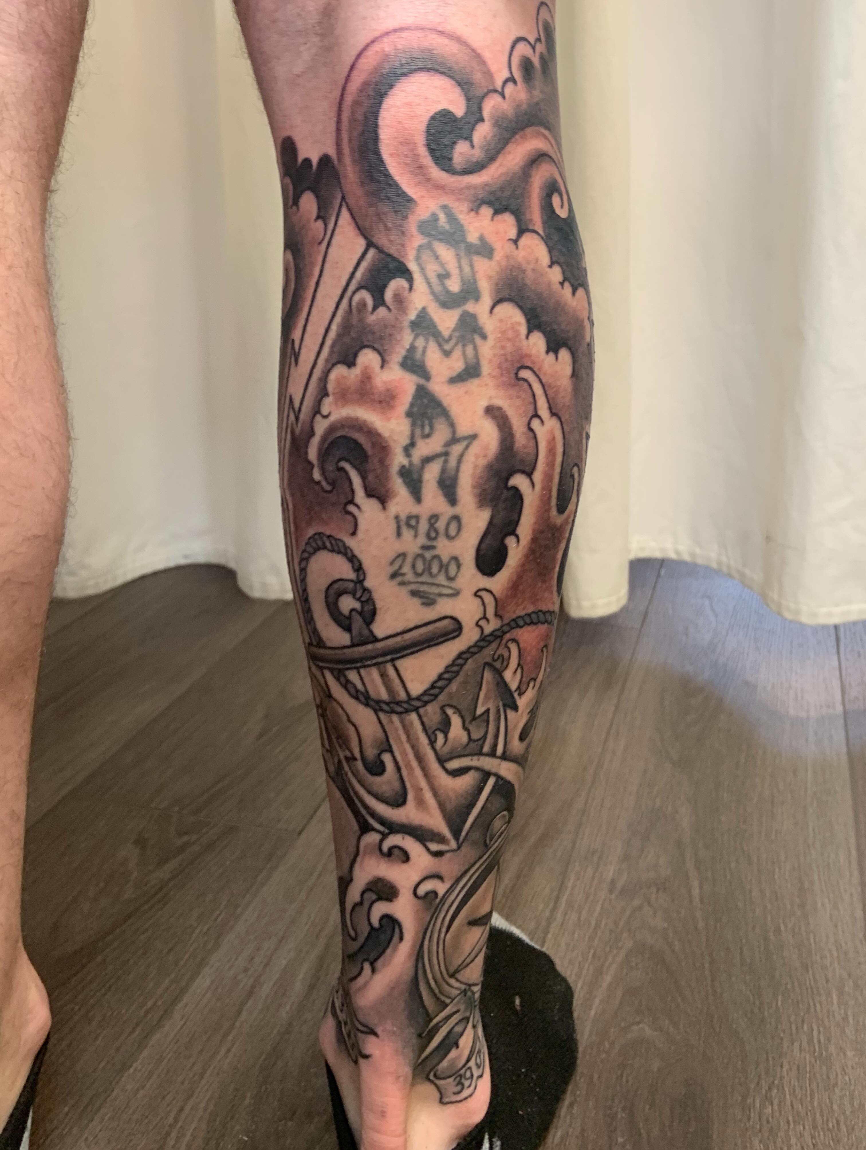 Tattoo by @tattoosbycourt β american_traditional, black_and_grey