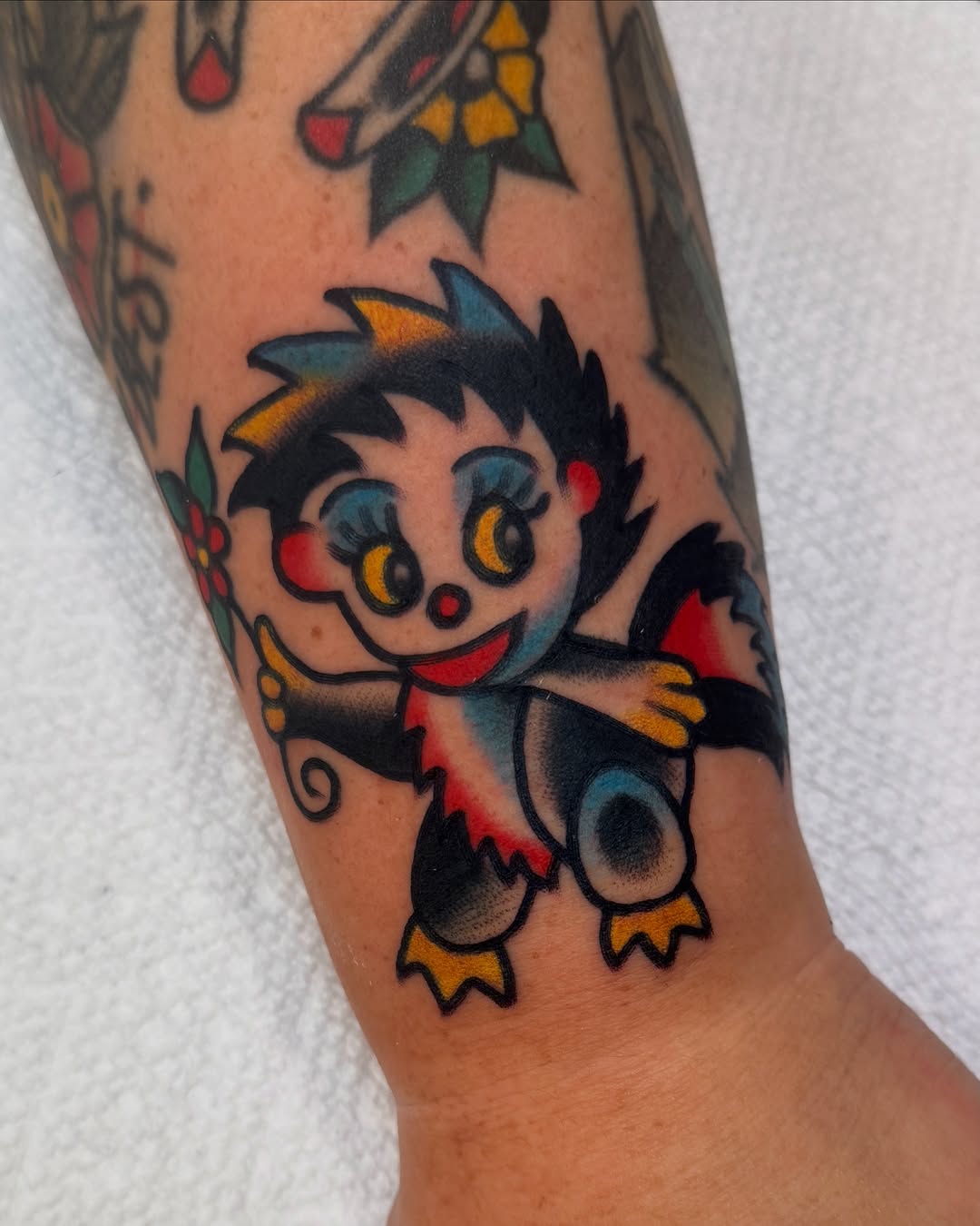 Tattoo by @cullenbleserquinn — american_traditional, new_school