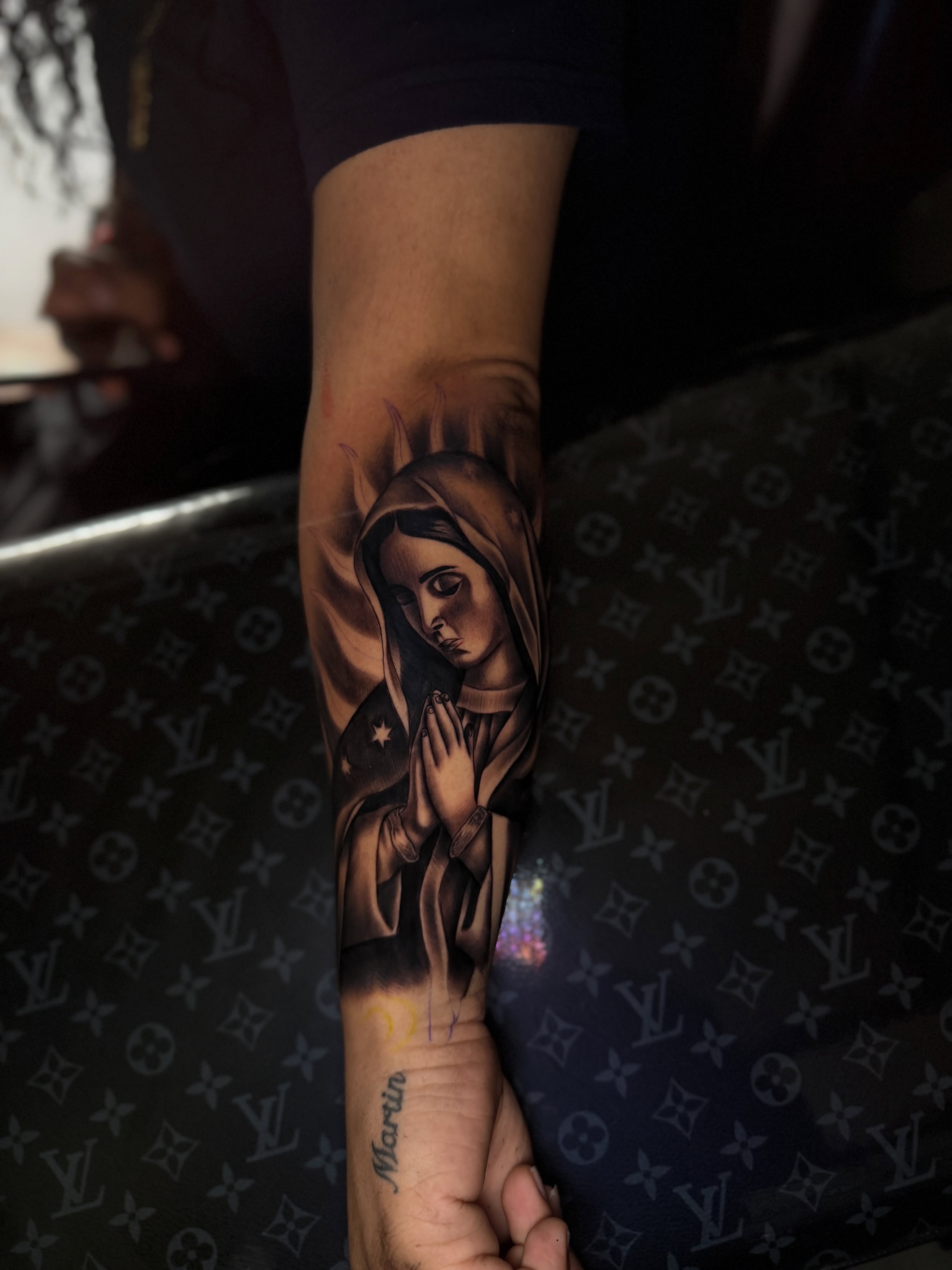 Tattoo by @aaron.tattoos — american_traditional, realism