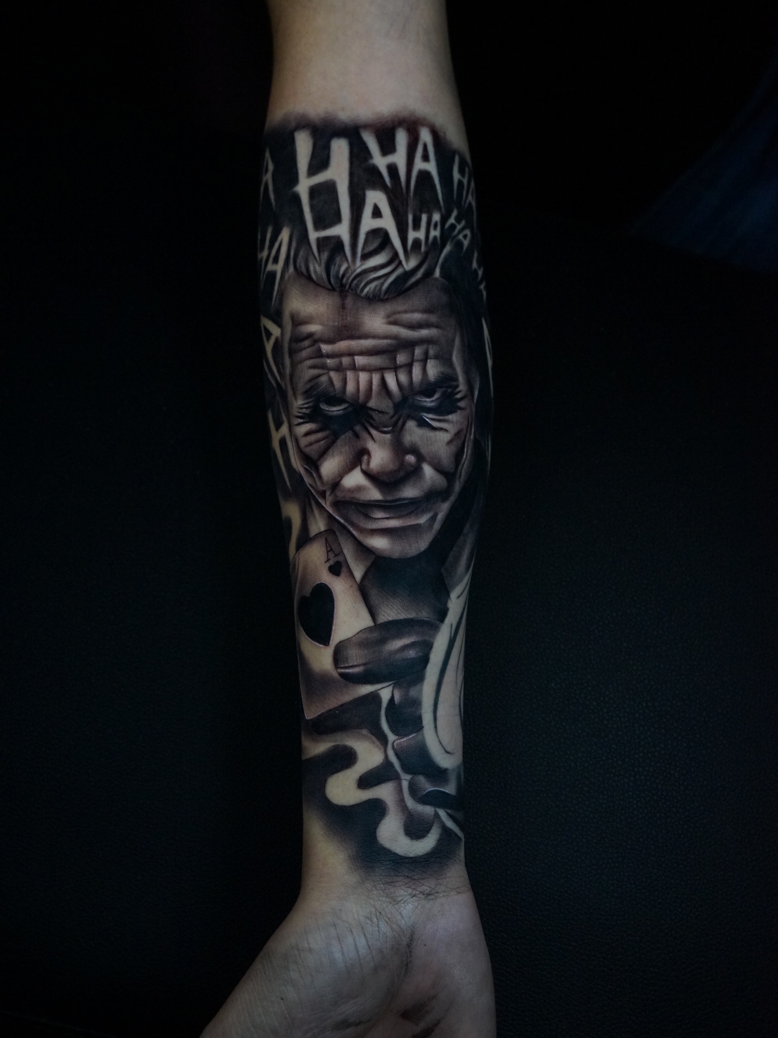 Tattoo by @aaron.tattoos — black_and_grey, realism