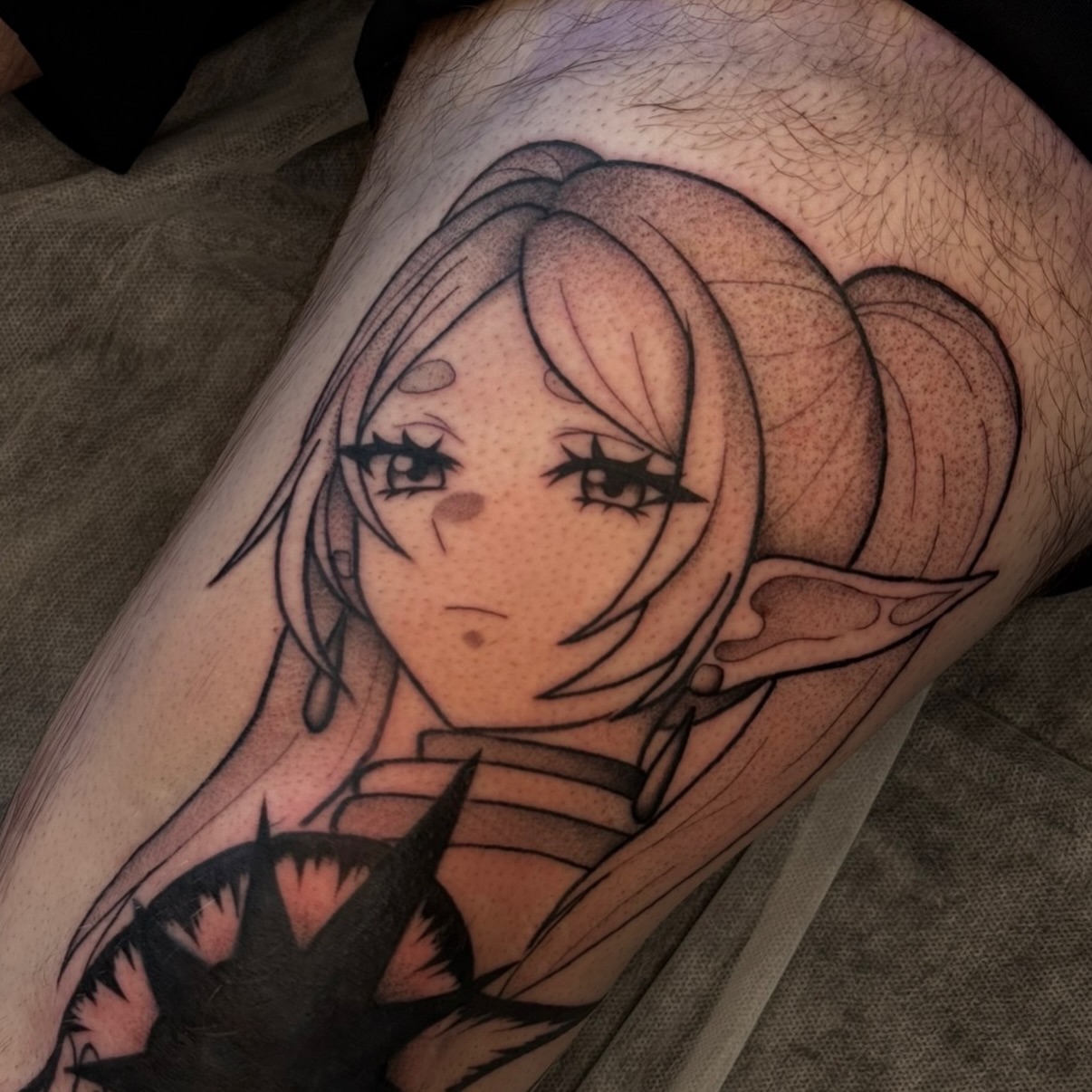 Tattoo by @roselutattoo β dotwork, anime
