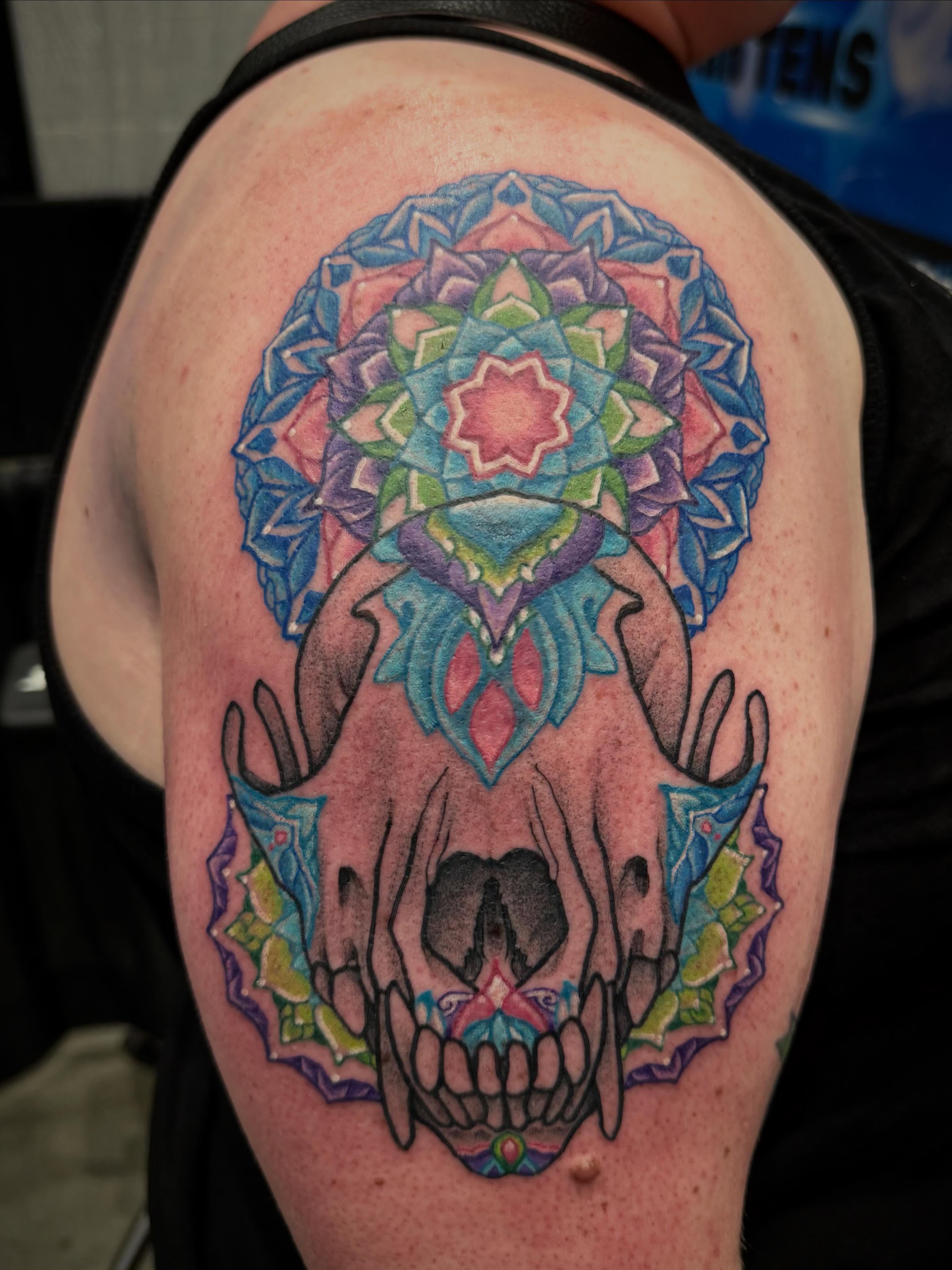 Tattoo by @charlestrujillo — geometric