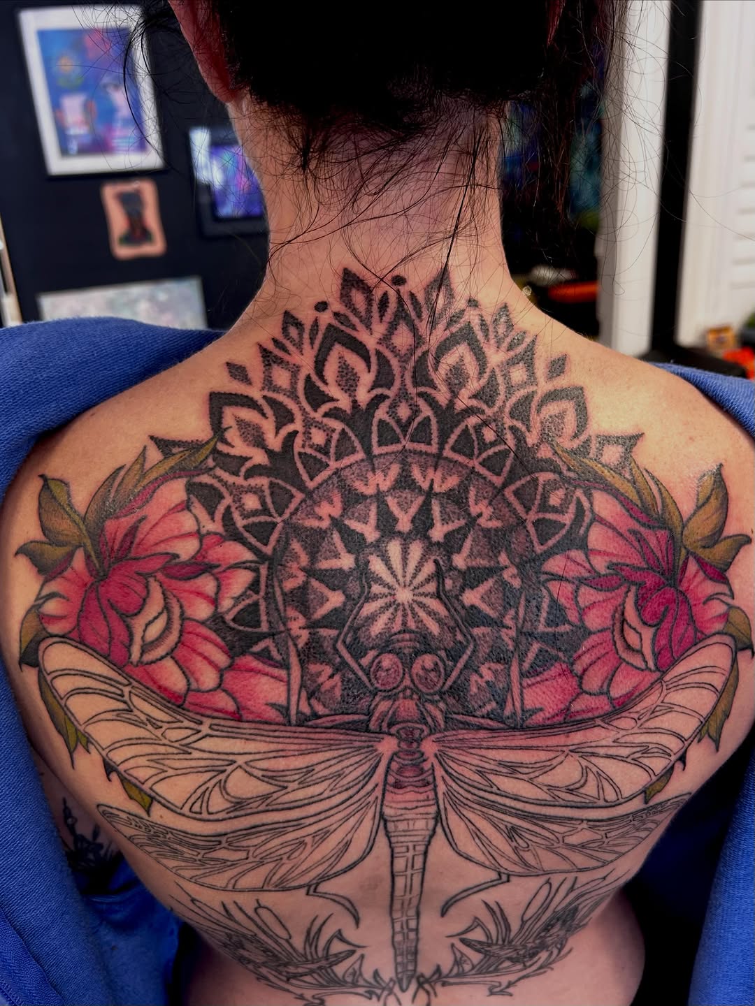 Tattoo by @jonbyrd — geometric, dotwork